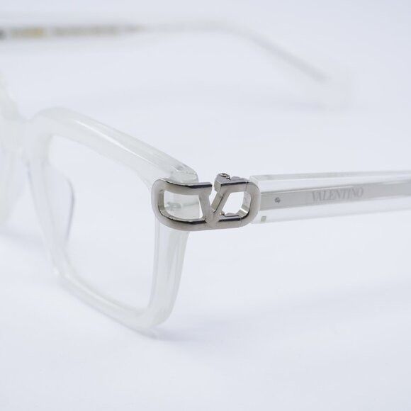 Valentino Valentino V-SIDE VLX-131D Eyeglasses Ivory 51mm Square Size ONE SIZE - 8 Thumbnail