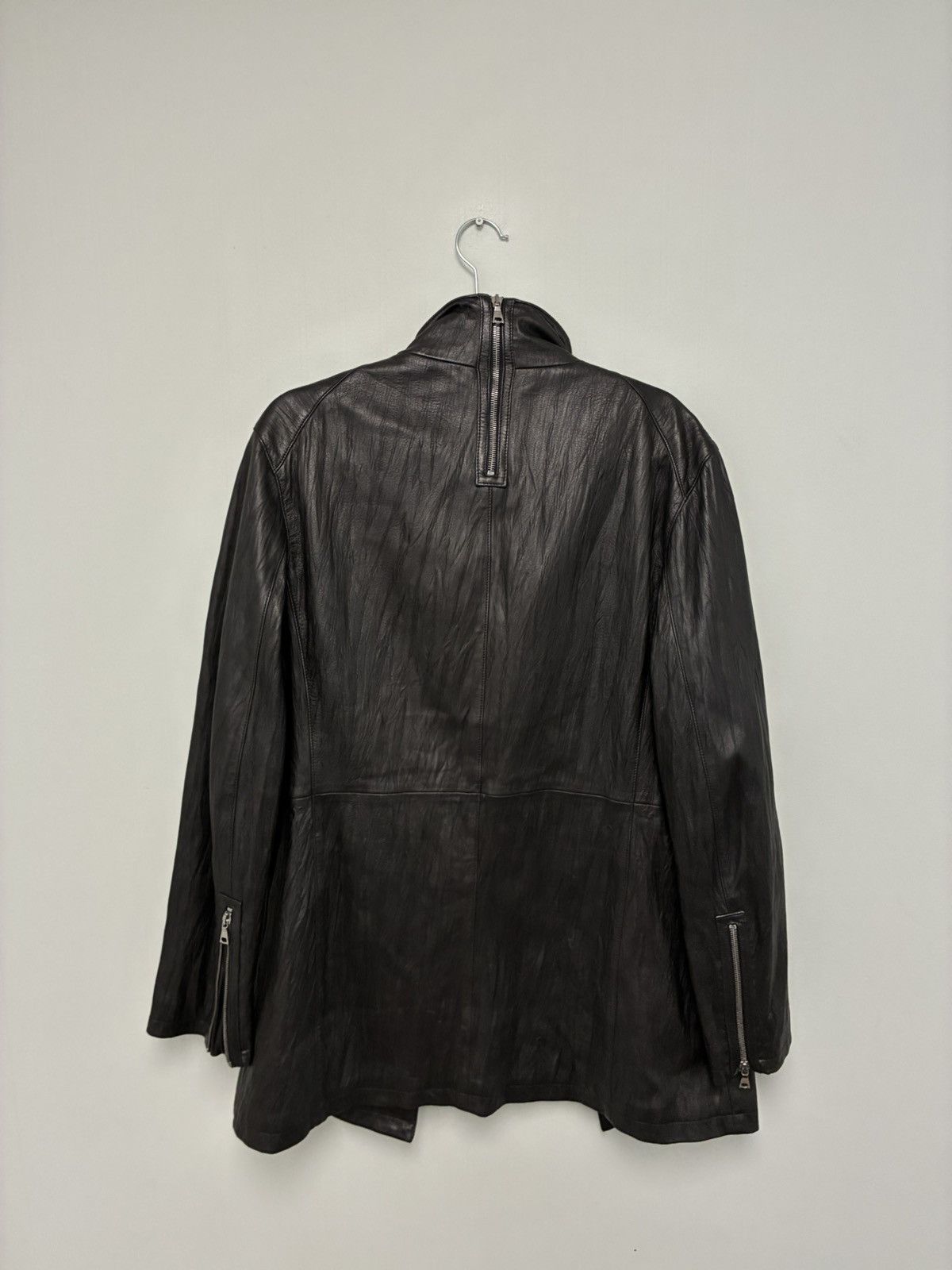 John Varvatos Leather Coat Jacket EU 48 USA 38 Size US M / EU 48-50 / 2 - 8 Thumbnail