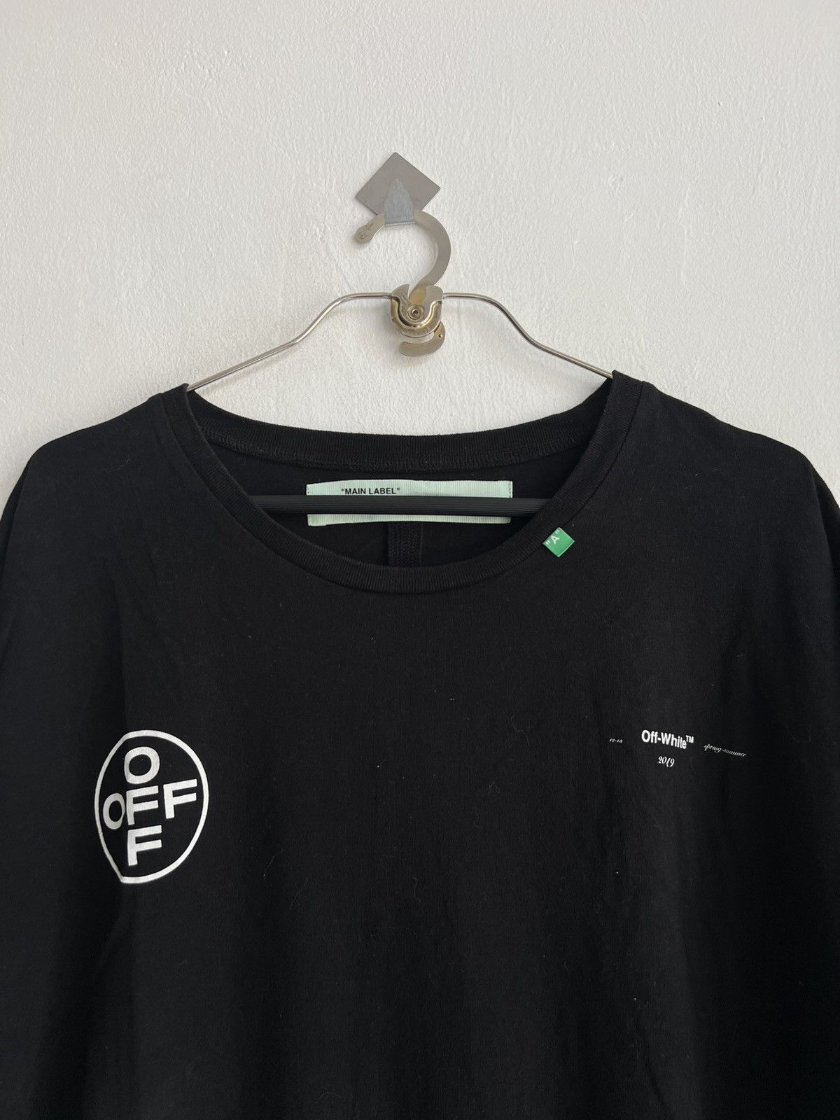Off-White SS19 Off-White C/O Virgil Abloh "Impression" Oversized Shirt Size US L / EU 52-54 / 3 - 6 Thumbnail