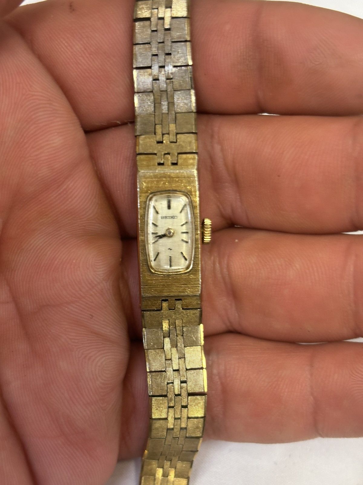 Seiko Vintage Seiko 1520-3339 Gold Tone Womens Mechanical Watch. Size ONE SIZE - 2 Thumbnail