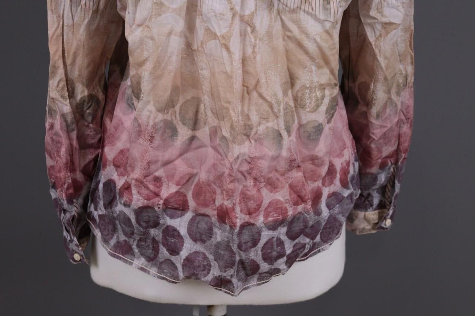Designer Emily Van Den Bergh Multicolor Stripe Dotte Shirt Size 40 Size M / US 6-8 / IT 42-44 - 12 Thumbnail