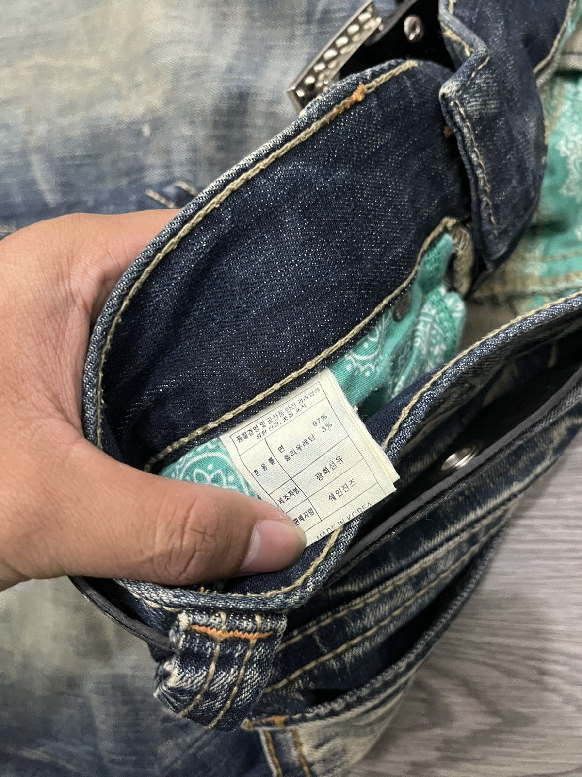 Japanese Brand 🐉Shane i walk jeans 🐉 Size US 32 / EU 48 - 7 Thumbnail