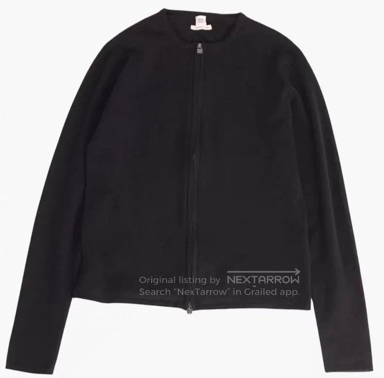 Hermes Hermes Gaultier period cashmere sweater cardigan, black Size M / US 6-8 / IT 42-44 - 3 Thumbnail