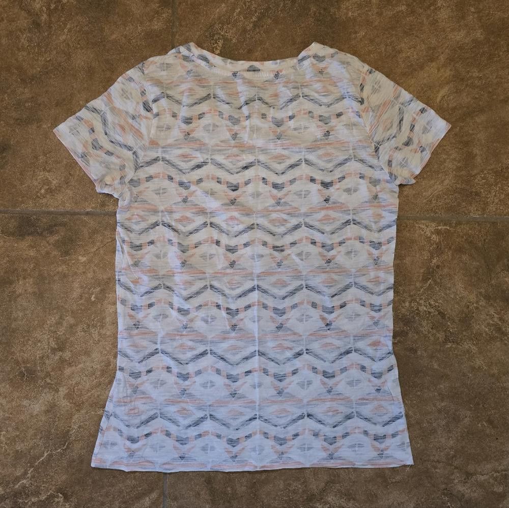 Designer Multicolored Detailed Mossimo Short Sleeve Size M / US 6-8 / IT 42-44 - 2 Thumbnail