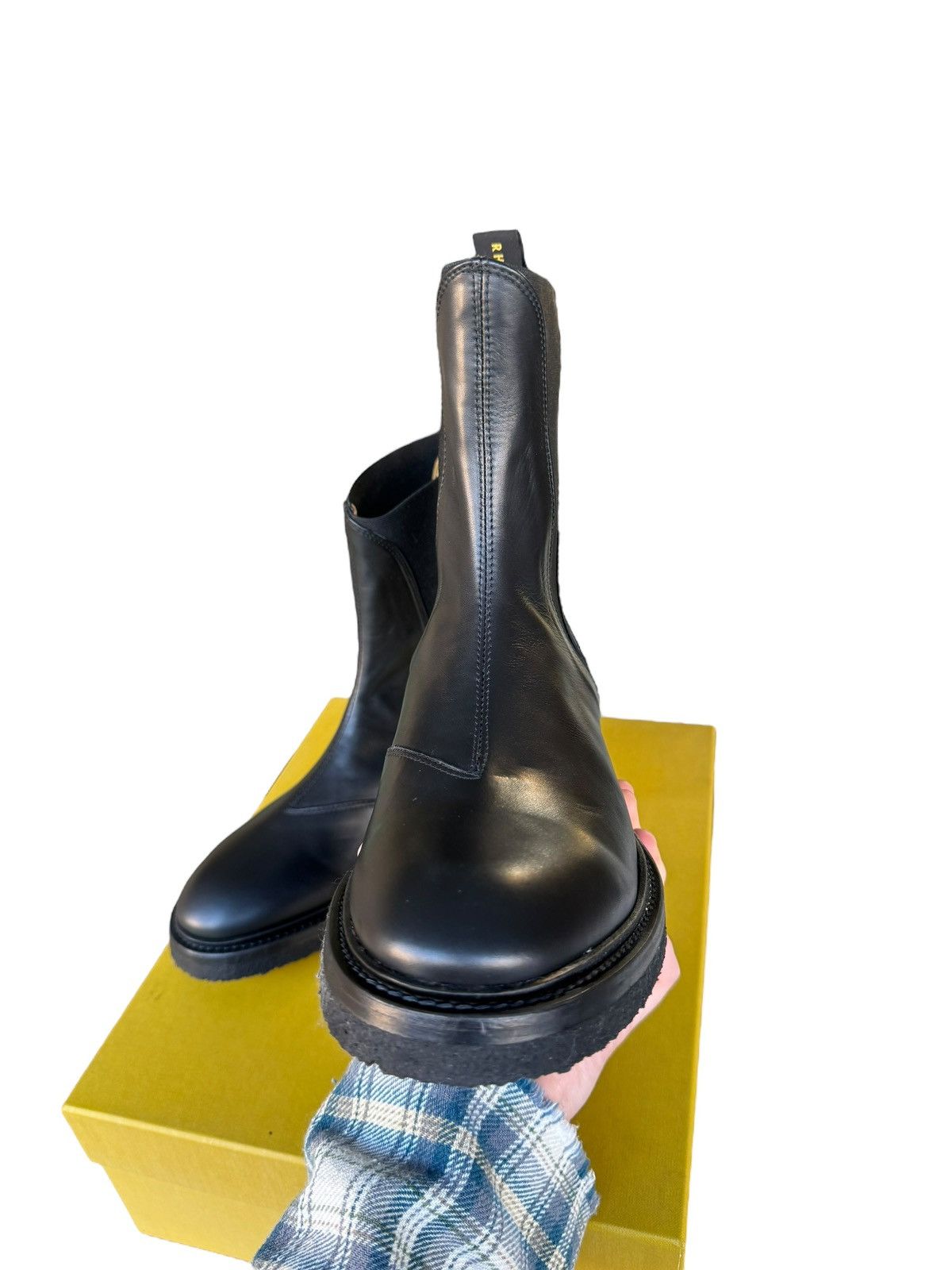 Rhude Unreleased 2020 Black Mid Chelsea Boot Size US 9 / EU 42 - 10 Thumbnail