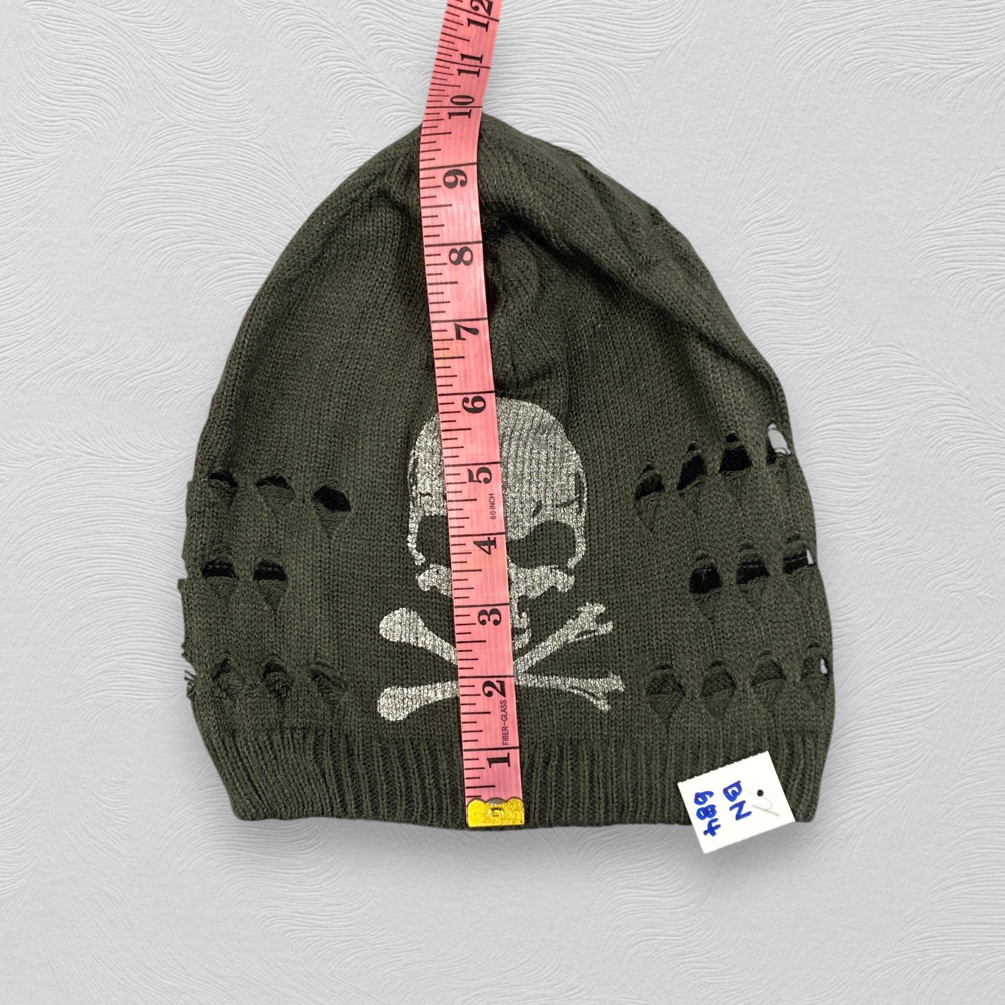 Japanese Brand Skulls Reversible Design Slouchy Snow Cap -BN684 Size ONE SIZE - 6 Thumbnail