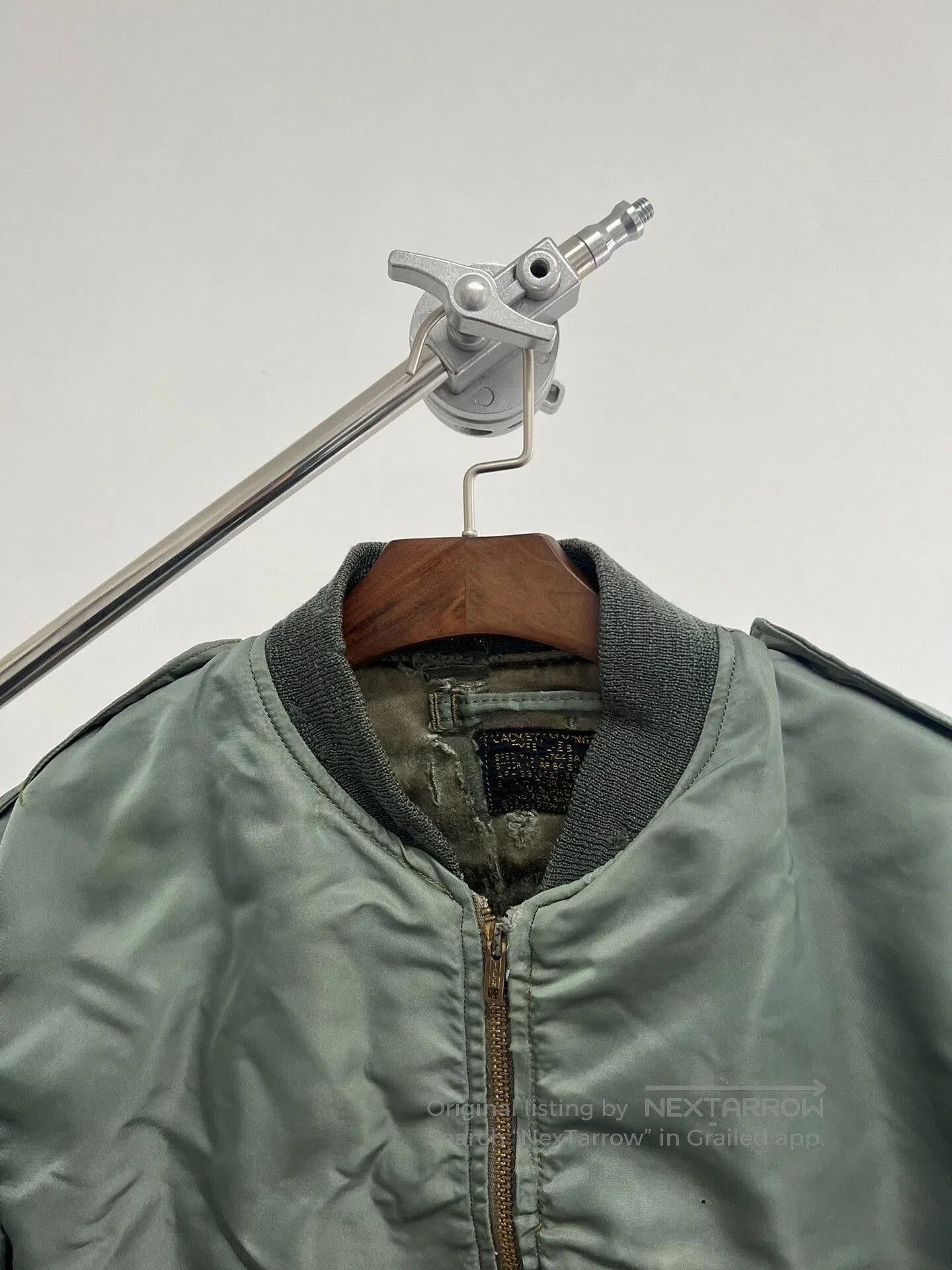 VINNY's Vintage 50s Military L-2B Bomber Jacket. Size US M / EU 48-50 / 2 - 4 Thumbnail