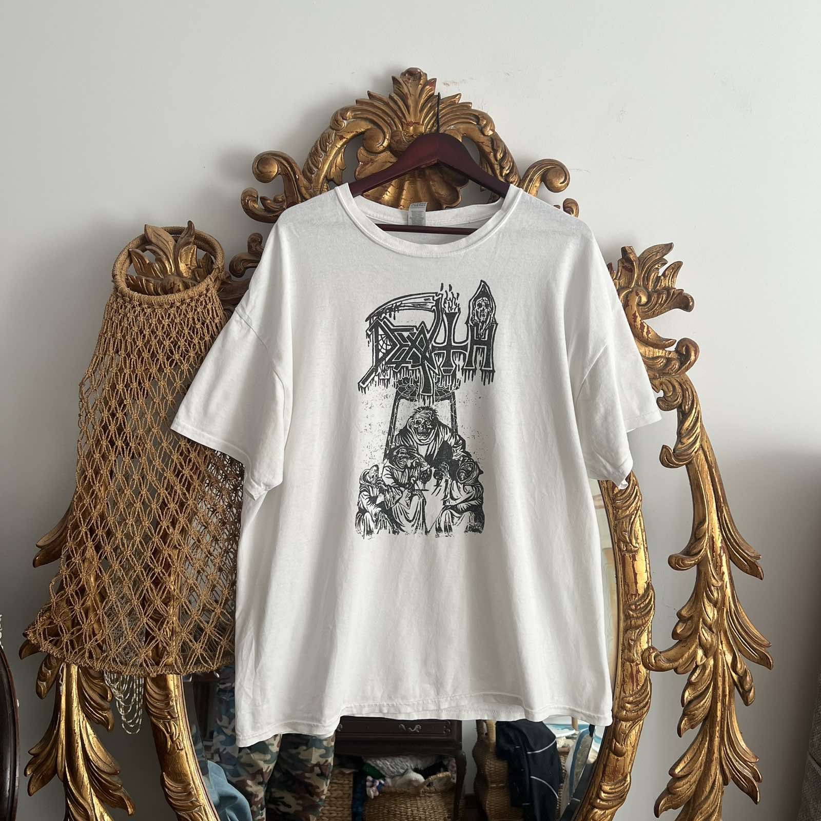 Band Tees Vintage Death Metal Rock Band Tee 90s Graphic Horror Sz XXL Size US XXL / EU 58 / 5 - 1 Thumbnail