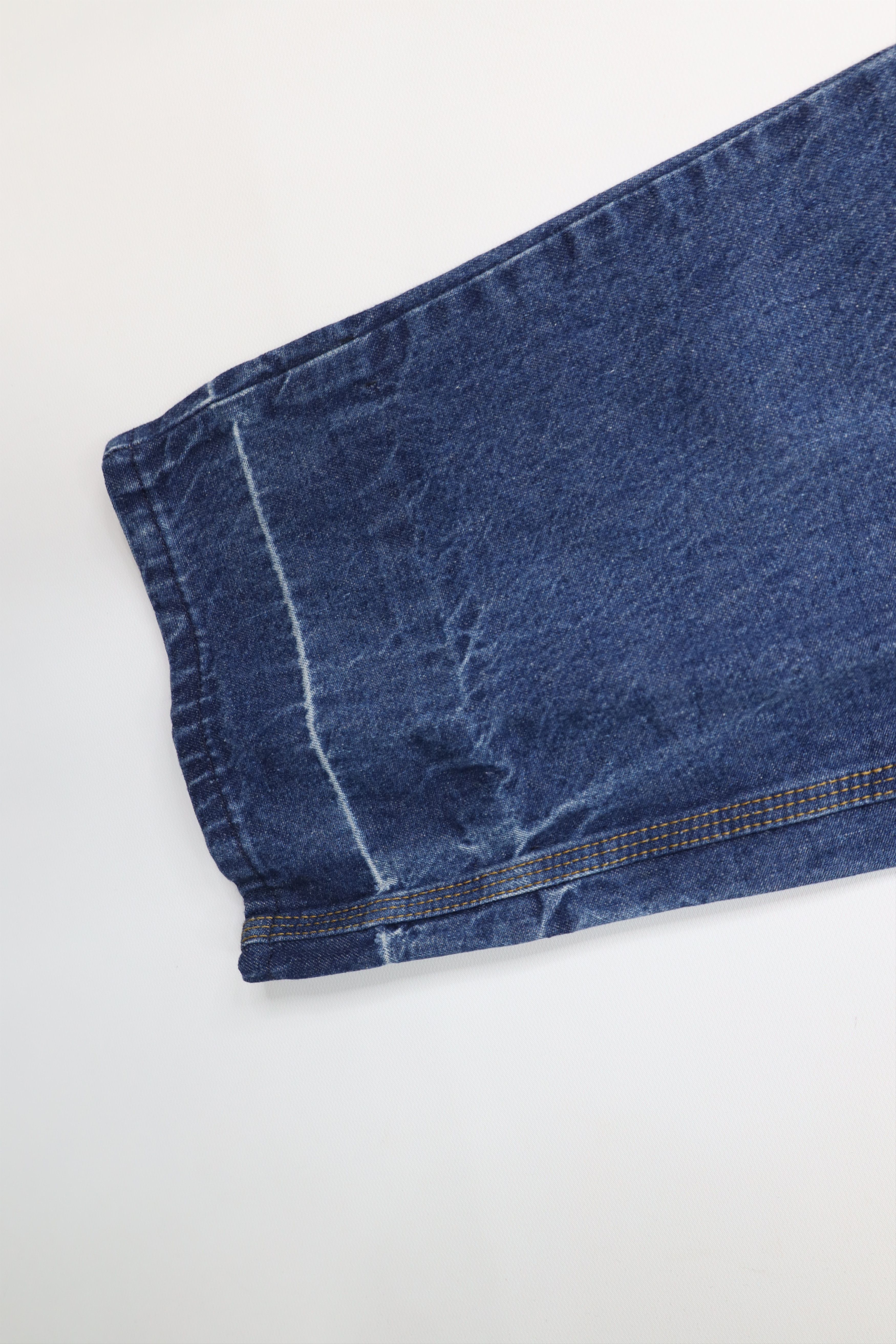 Vintage Vintage 90s Streetwear Workwear Wide Leg Dungaree Jeans USA Size US 36 / EU 52 - 5 Thumbnail