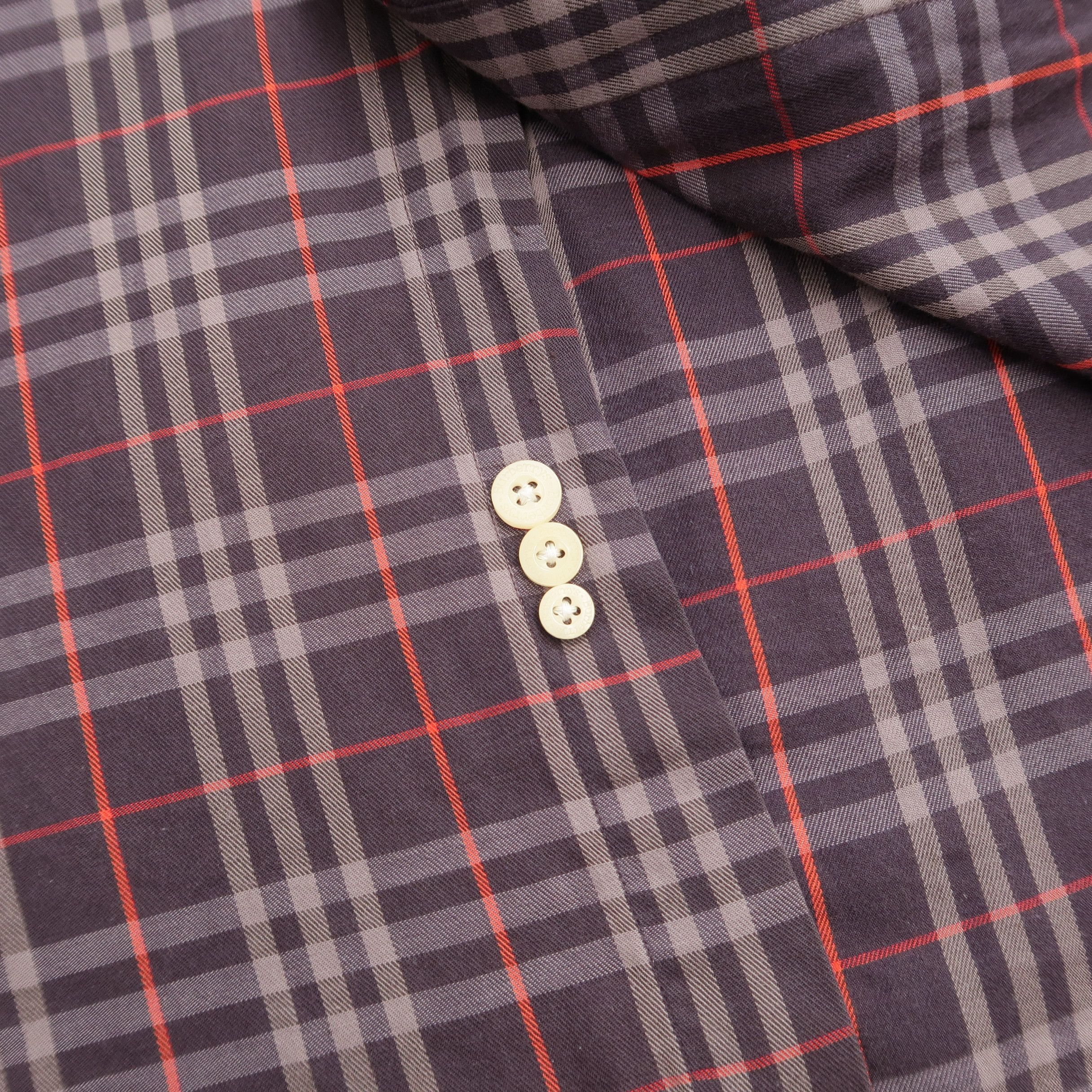 Burberry Vintage 90s Burberry Nova Check Old Money Shirt Size US XL / EU 56 / 4 - 11 Thumbnail