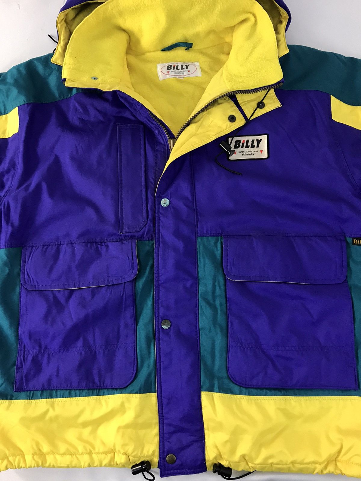 Japanese Brand Billy Alpha Tackle Active Fishing Gear Hooded Multicolor Size US M / EU 48-50 / 2 - 3 Thumbnail