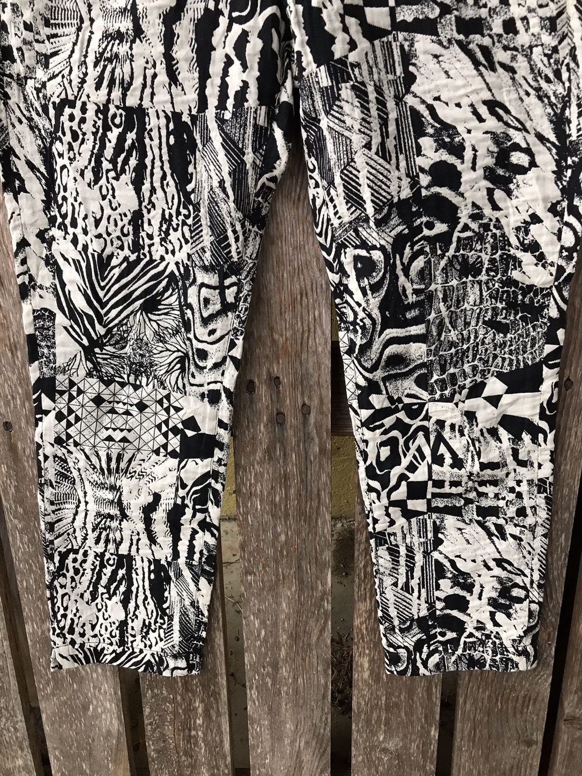 Diesel Black Gold Diesel Black Gold Punk Overprint Pant Size 30" / US 8 / IT 44 - 6 Thumbnail