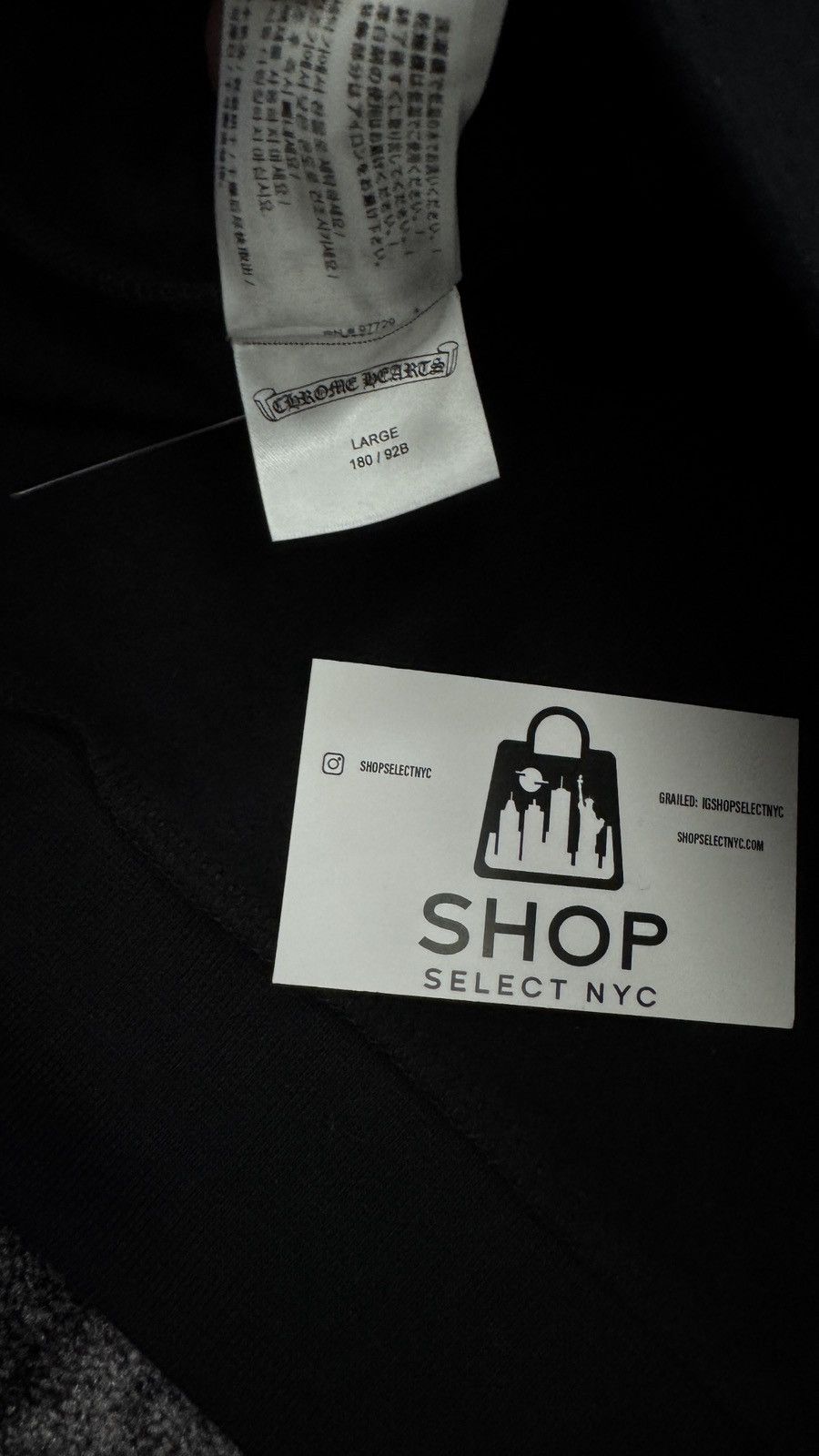 Chrome Hearts BRAND NEW CHROME HEARTS VERTICAL LOGO ZIP Size US L / EU 52-54 / 3 - 3 Thumbnail