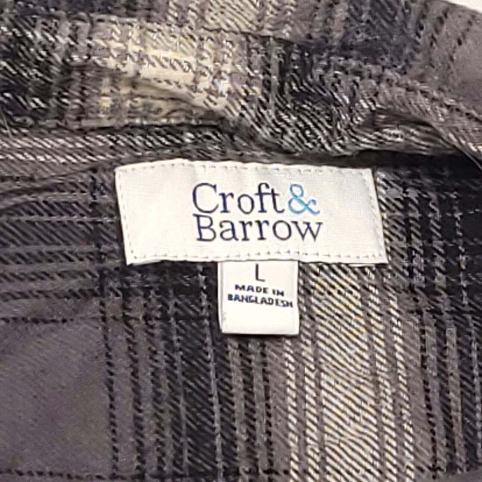 Croft & Barrow Croft & Barrow Tartan Flannel Button Up Shirt Mens Size L Size US L / EU 52-54 / 3 - 3 Thumbnail