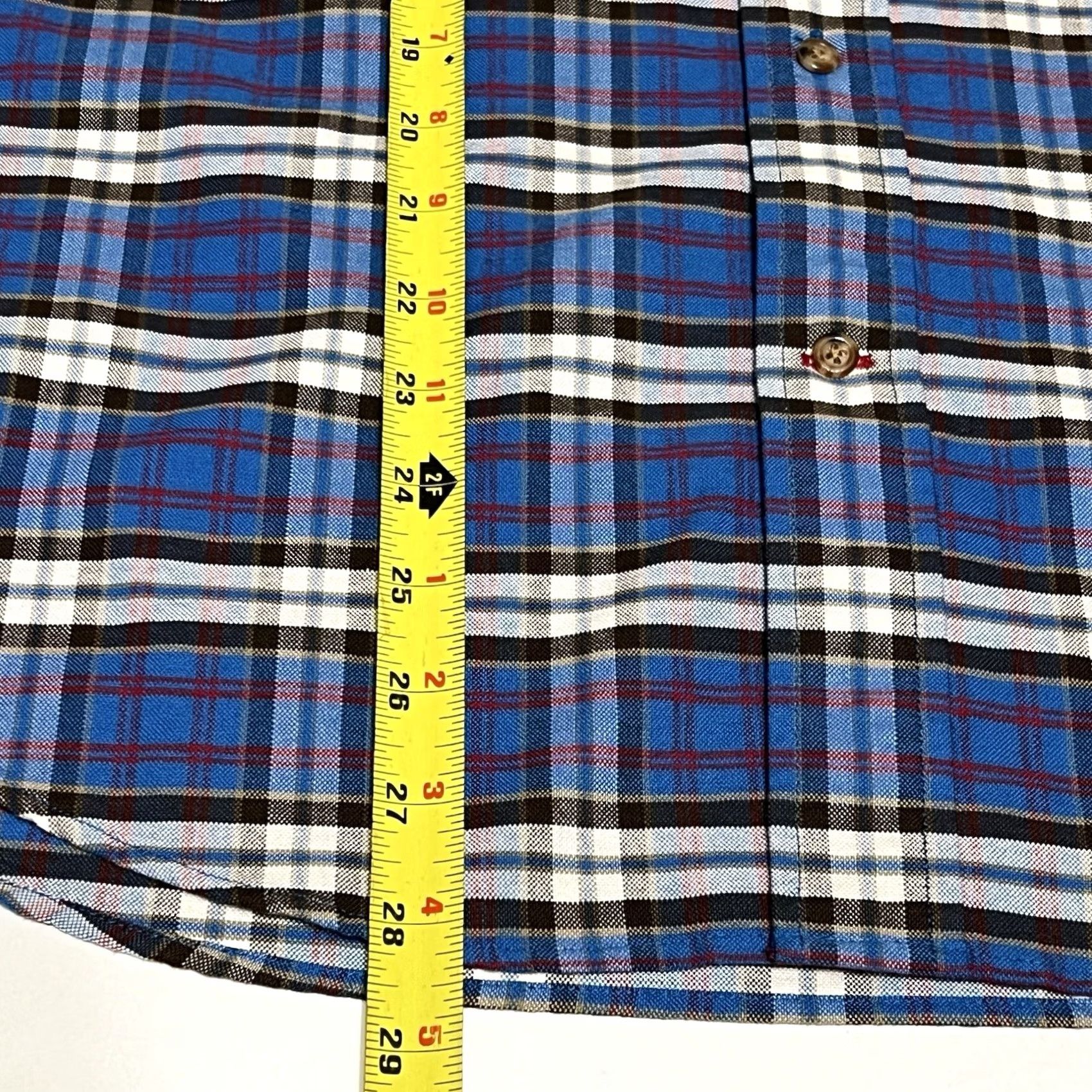 Cremieux Cremieux Everyday Oxford Plaid Long Sleeve Shirt Men Sz S Blue Cotton 100% Button-Down NWT User-FriendlyFit/Regular Size US S / EU 44-46 / 1 - 5 Thumbnail