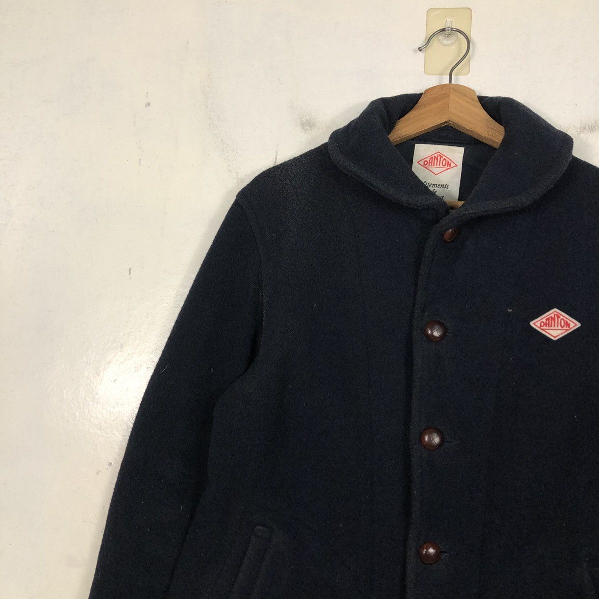 Japanese Brand Vintage Wool Button Jacket Danton Shawl Collar Size US M / EU 48-50 / 2 - 9 Thumbnail