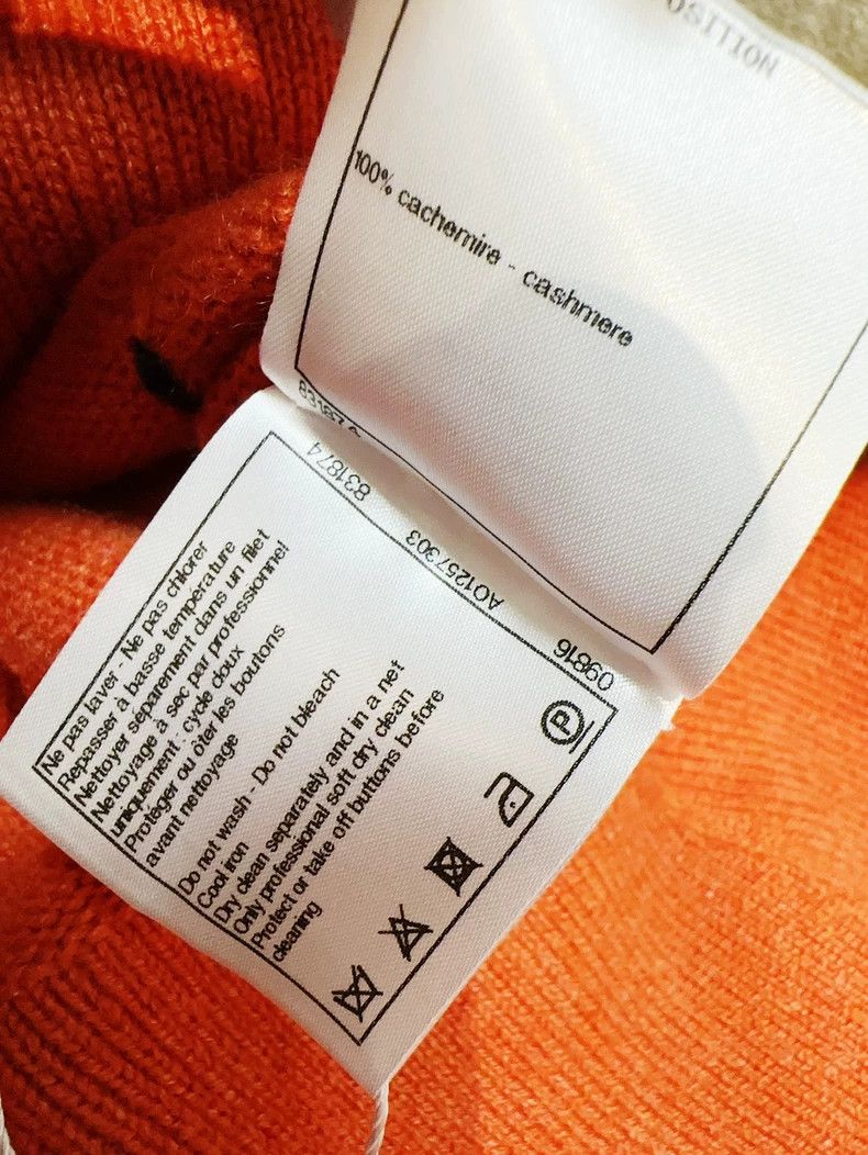 Chanel Chanel 18A Hamburger Series Orange Blue Edge Anchor Button Size XS / US 0-2 / IT 36-38 - 7 Thumbnail