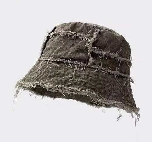 VIBE Cargo Grunge y2k Reversible Distressed Bucket Hat Size ONE SIZE - 1 Thumbnail