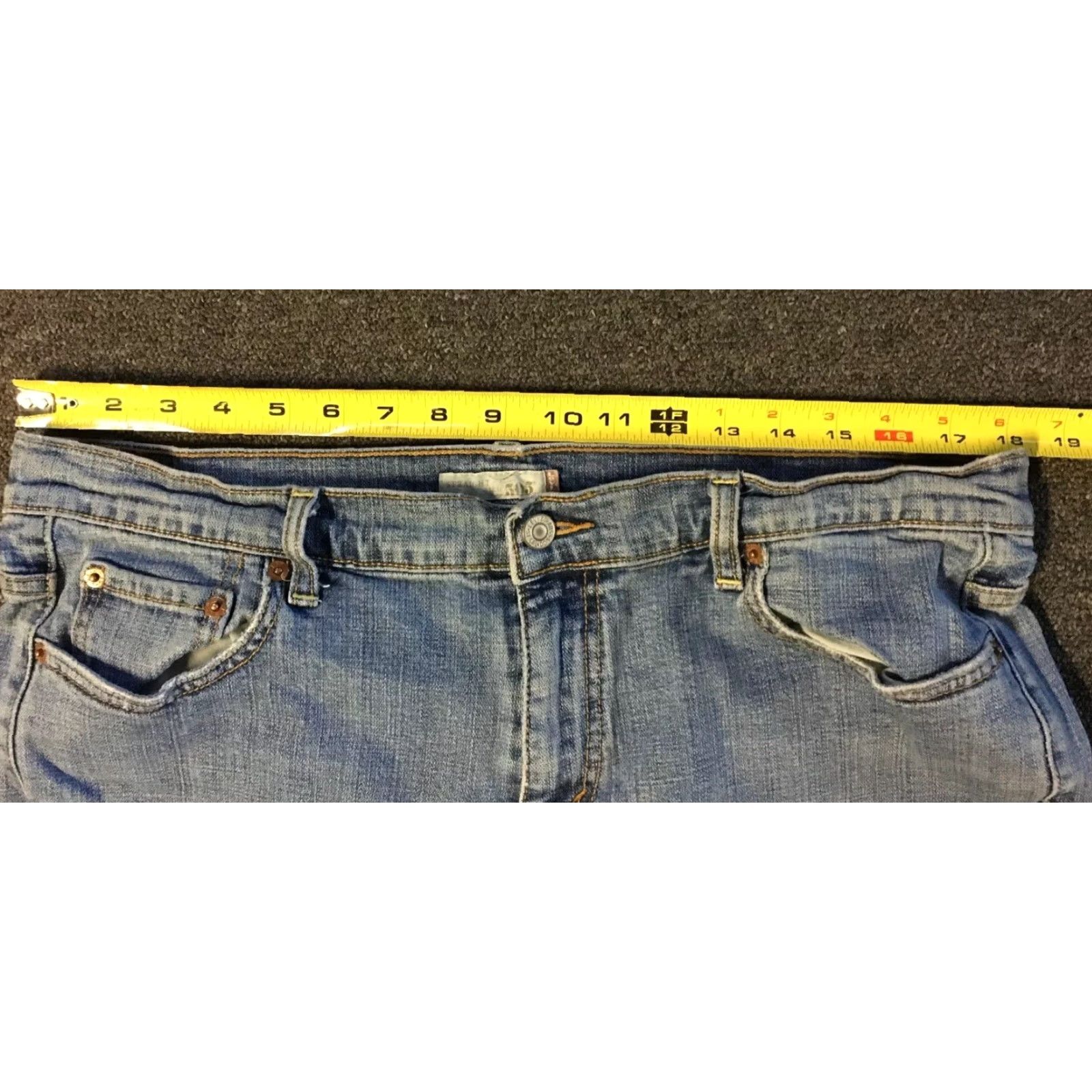Levi's VINTAGE Levi's 505 Straight Leg Jeans 16M 36/31 Pants Women Blue Regular 31 Inseam Grunge 80s 90s Rock 501 525 Jeans Size 38" / US 16 / IT 52 - 7 Thumbnail