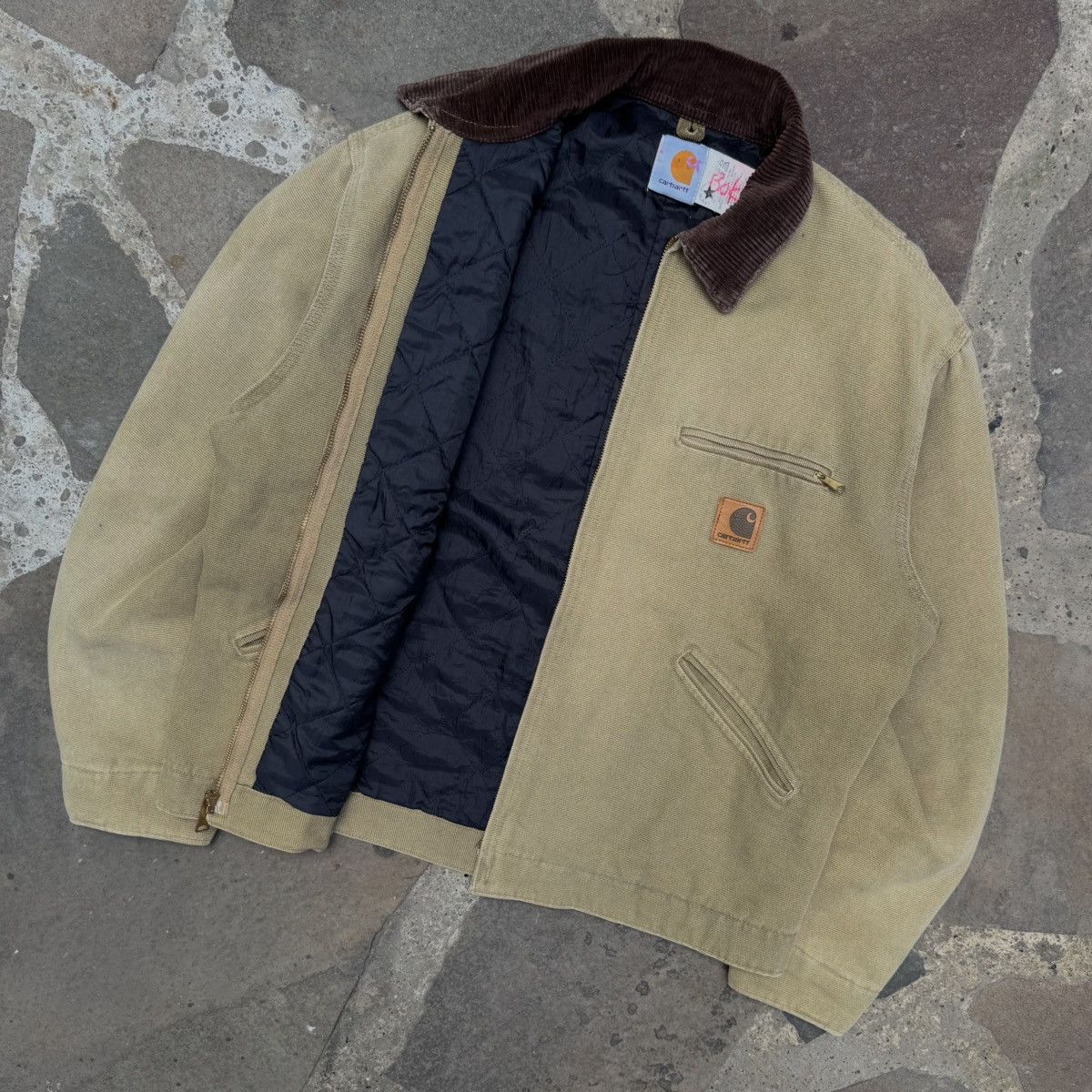 Carhartt 📦 SOLD 📦 Super rare Carhartt Detroit Jacket JQ0472 TAN Size US L / EU 52-54 / 3 - 6 Thumbnail