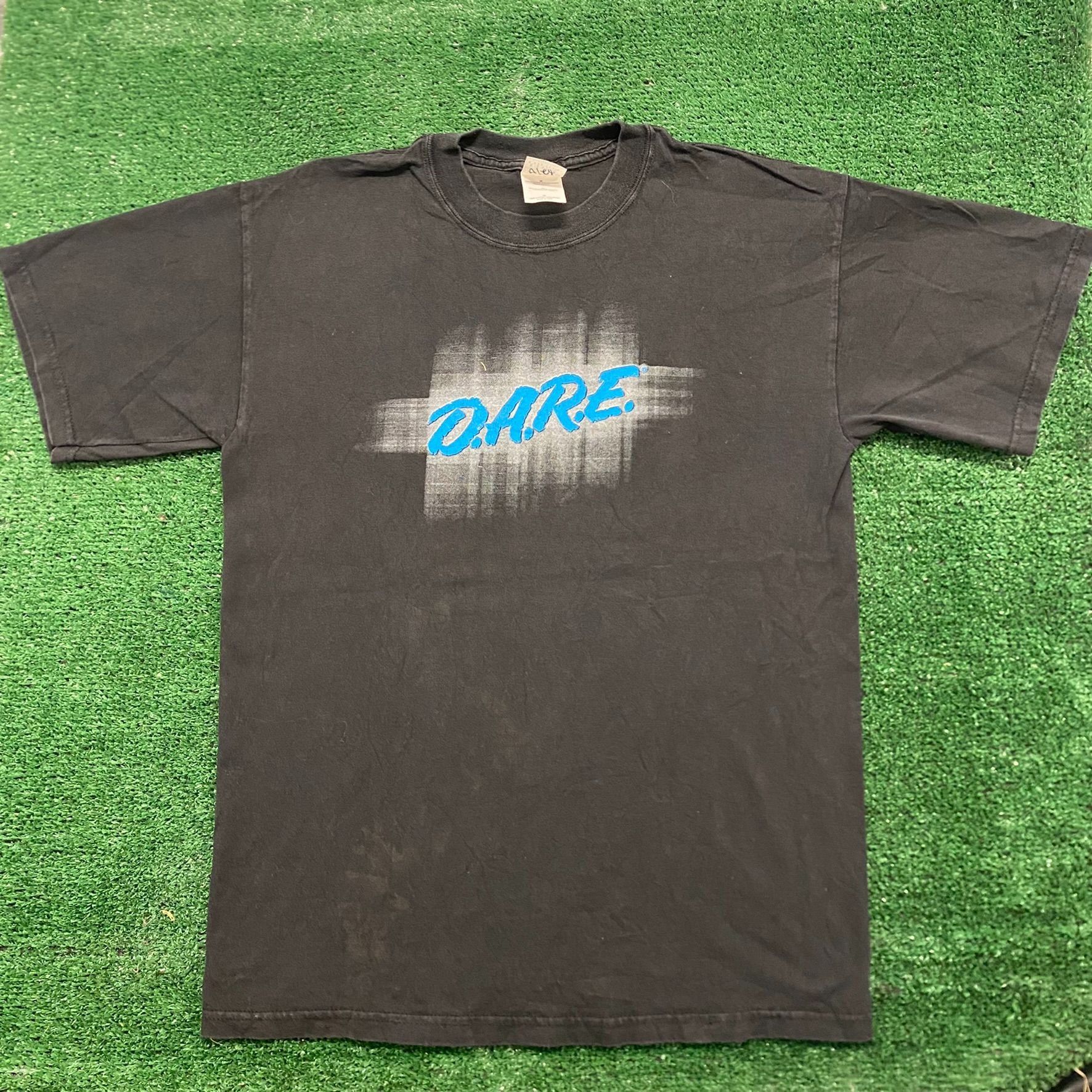 Vintage Vintage 90s DARE Spell Out Logo Essential Drugs T-Shirt | Grailed