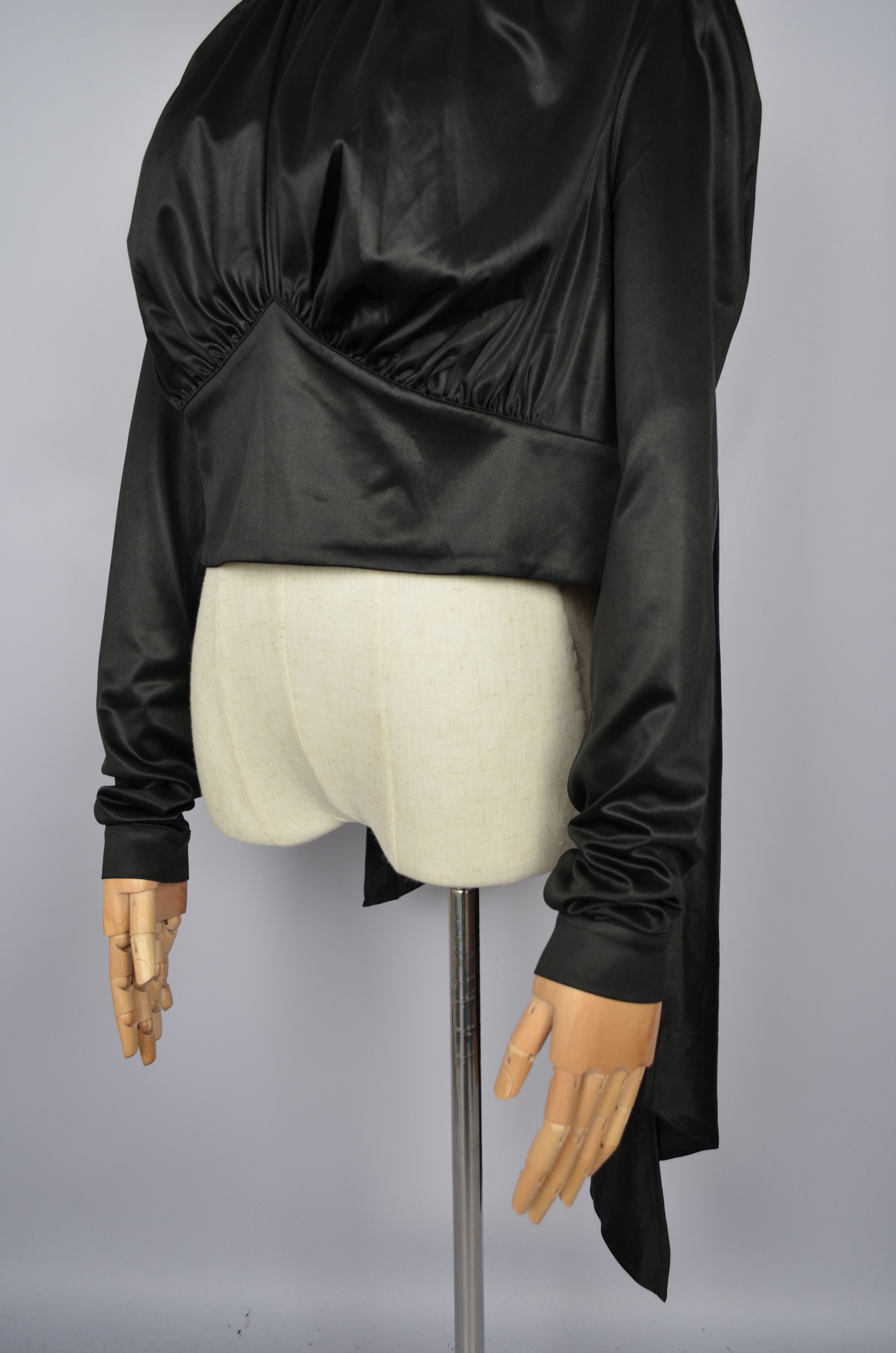Designer × H&M × Paco Rabanne H&M x Paco Rabanne Eastman Naia Acetate Scarf Top Blouse Size XL / US 12-14 / IT 48-50 - 15 Thumbnail