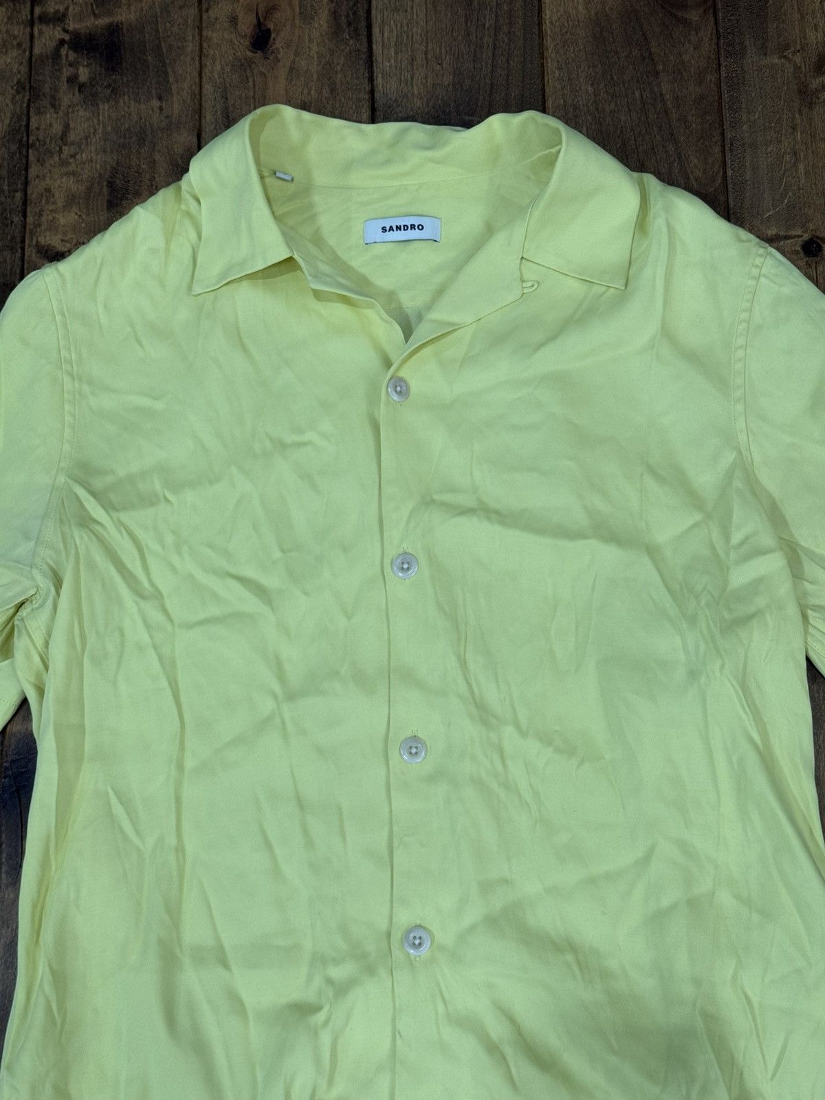 Designer × Sandro Sandro button up short sleeve shirt Size US S / EU 44-46 / 1 - 10 Thumbnail