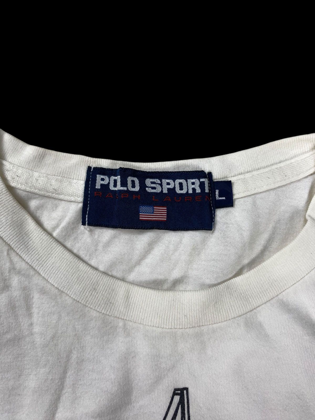 Polo Ralph Lauren Vintage Polo Sport 12M Yacht Tee Size US L / EU 52-54 / 3 - 7 Thumbnail
