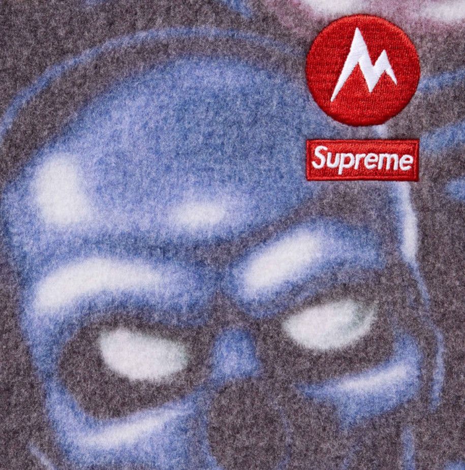 Supreme Supreme Marmot Skull Pile Fleece Jacket Size US L / EU 52-54 / 3 - 4 Thumbnail