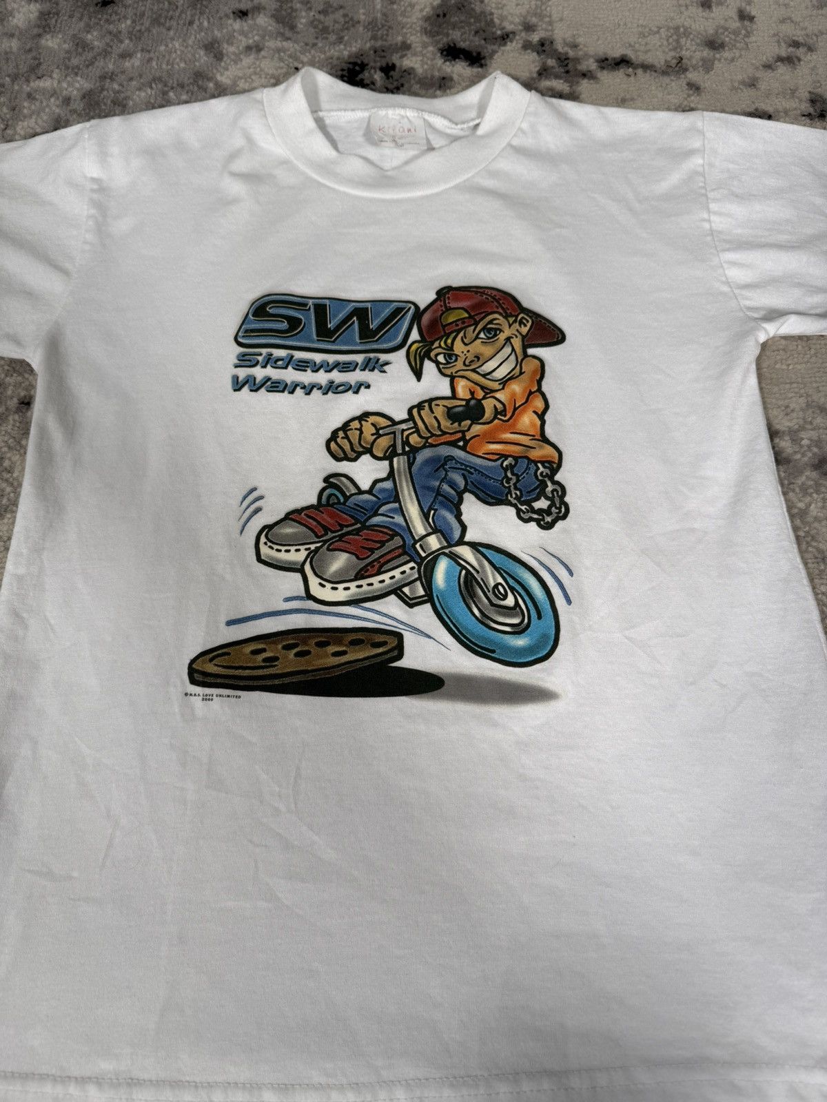 Vintage Vintage Y2K Scooter Skateboard Print T-Shirt Size US S / EU 44-46 / 1 - 3 Thumbnail