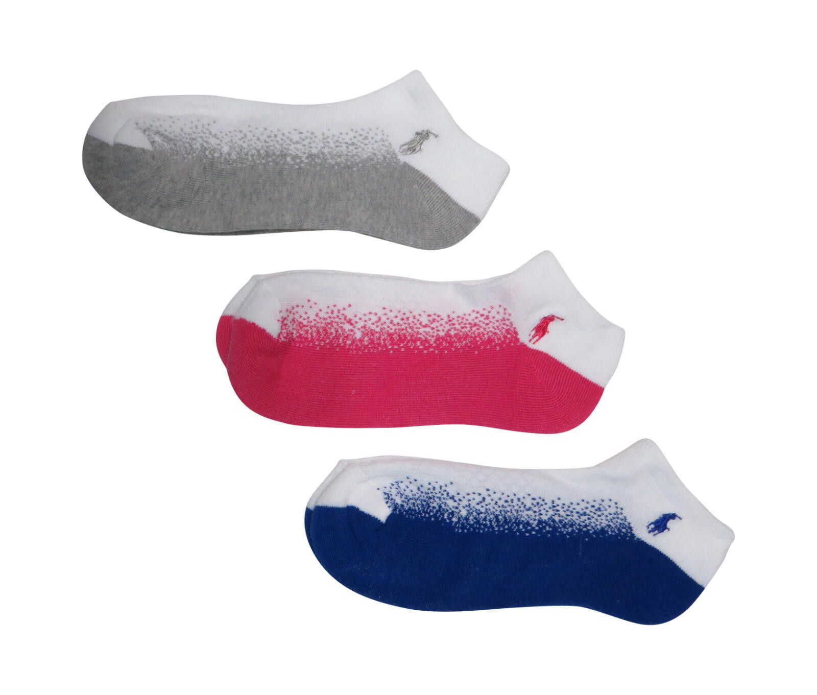 Polo Ralph Lauren Polo Ralph Lauren Womens Low Cut Socks White 3 pack NWT Size ONE SIZE - 1 Thumbnail