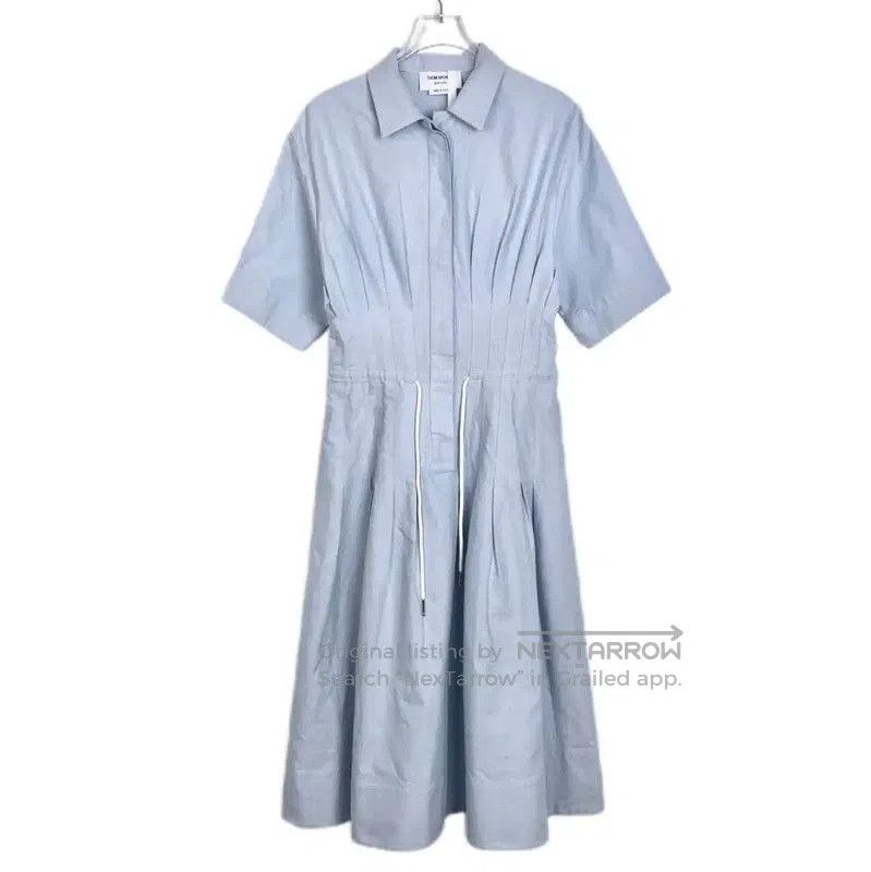 Thom Browne Blue Cotton Women's Dress .