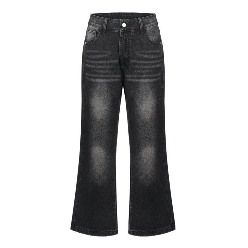 Japanese Brand × Jean Men's trendy hippie wide-leg distressed washed flared jeans Size US 32 / EU 48 - 1 Thumbnail