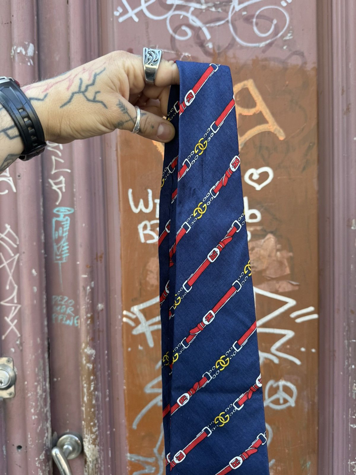 Gucci Gucci vintage tie Size ONE SIZE - 6 Thumbnail