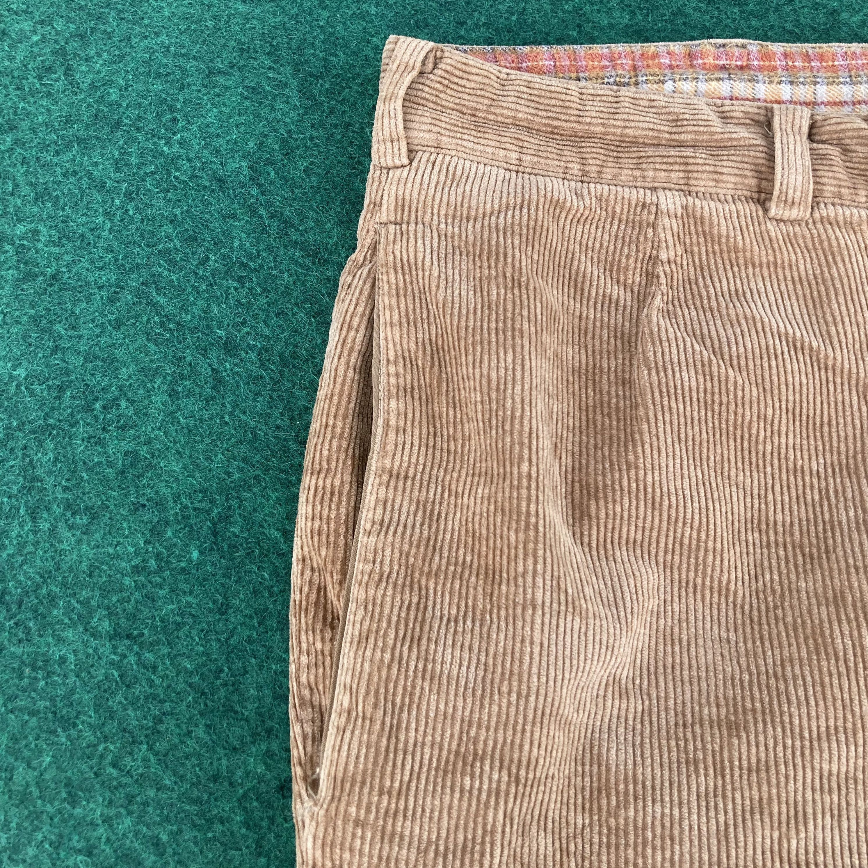 Beauty Beast × Japanese Brand × Mademoiselle Non Non Vtg Papas Golf Papas Pant Trouser Baggy Corduroy Jeans Size US 36 / EU 52 - 6 Thumbnail