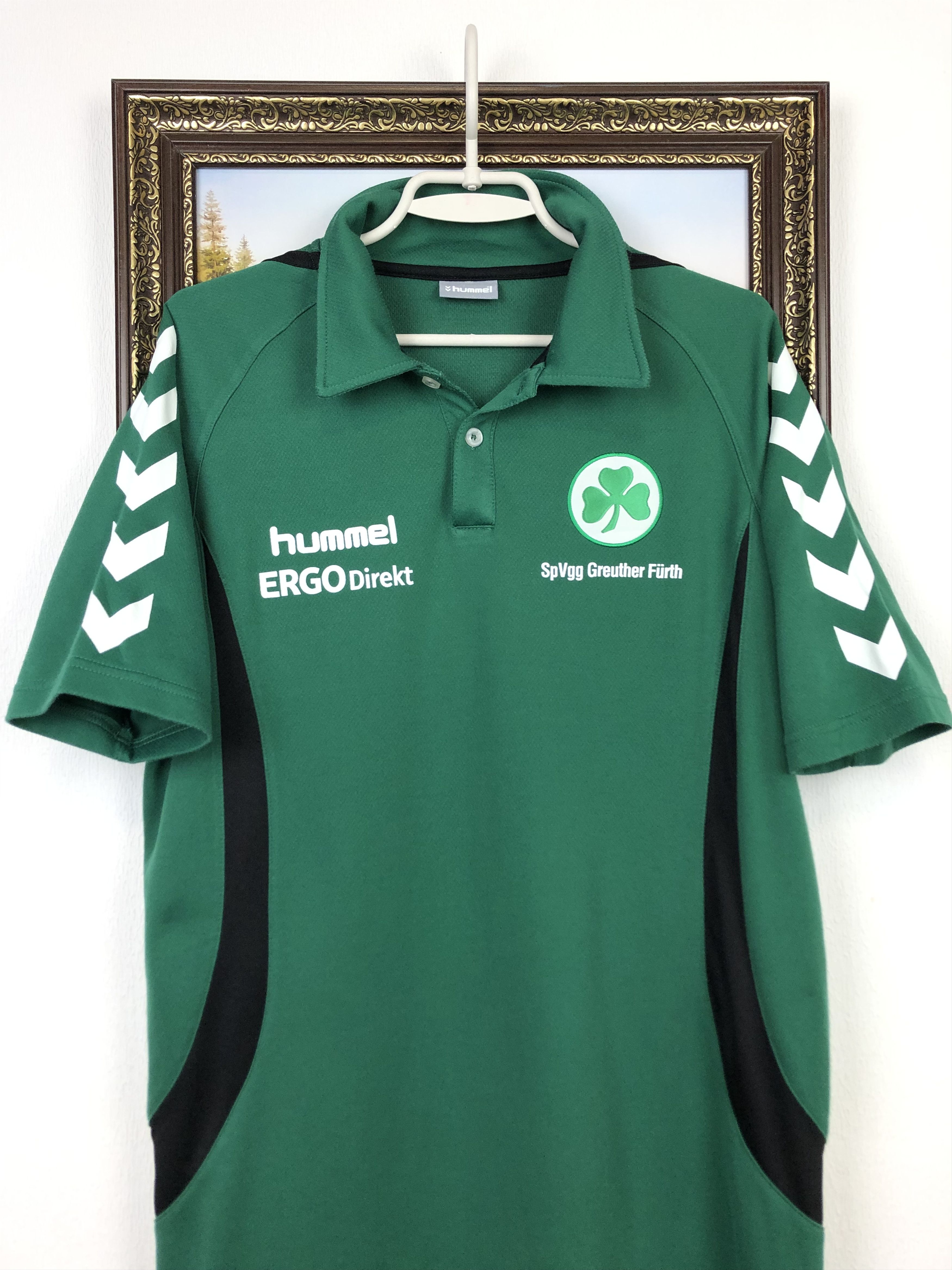 Hummel Hummel Greuther Furth Football Shirt Jersey Polo Tee Hype Size US M / EU 48-50 / 2 - 2 Thumbnail