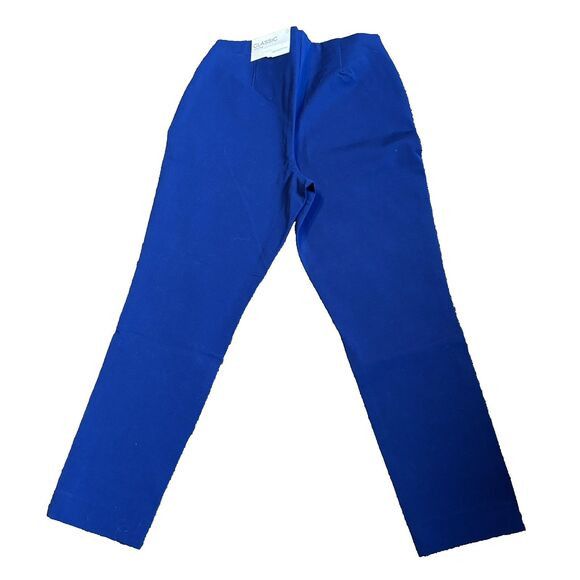 Liz Claiborne Liz Claiborne Classic Women's Pants Blue 6 Mid-rise Pull On Size 28" / US 6 / IT 42 - 2 Thumbnail