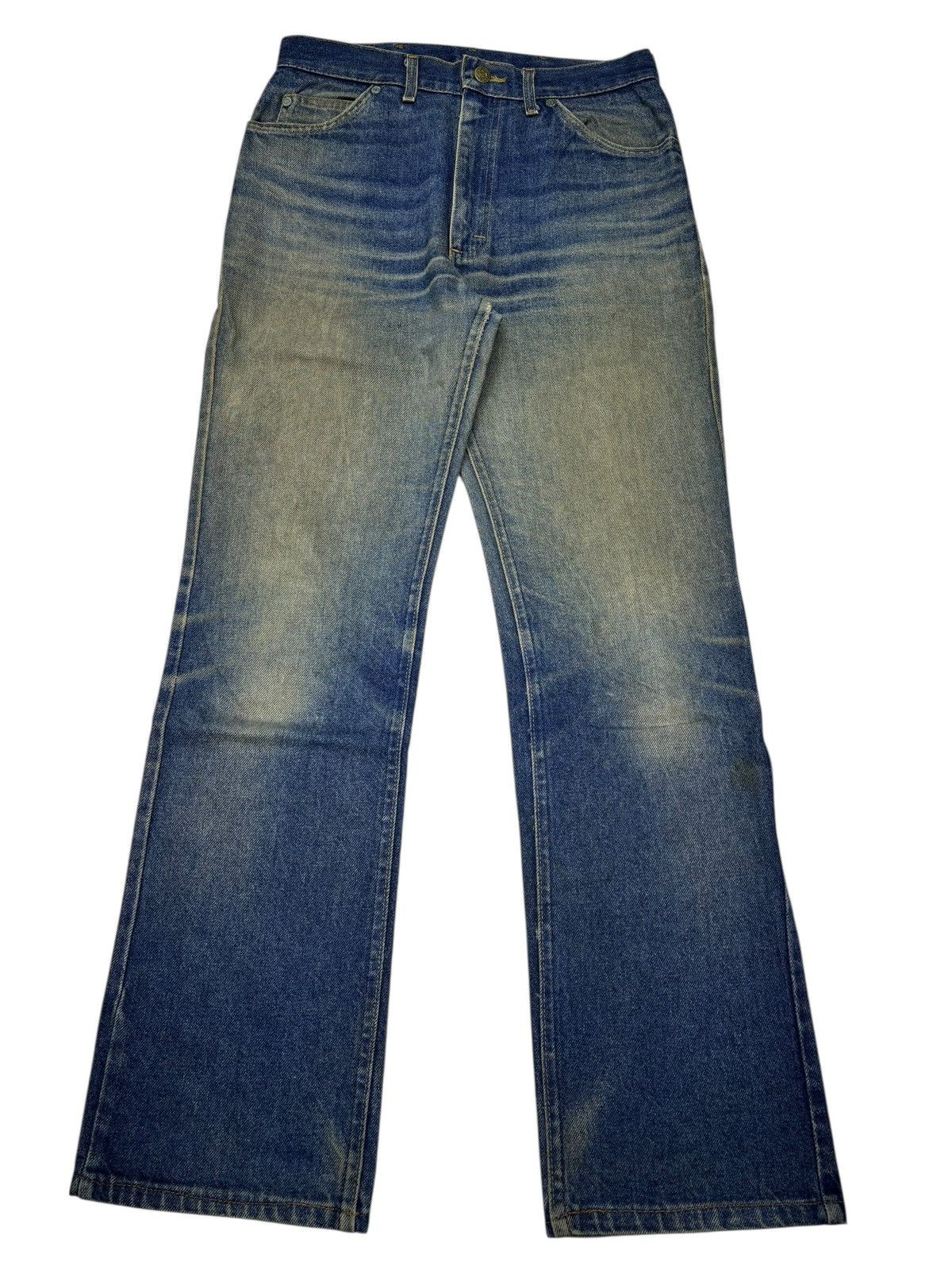 Lee LEE RIDERS MUD WASH RUSTY DISTRESS SEMI FLARE DENIM JEANS Size US 30 / EU 46 - 6 Thumbnail