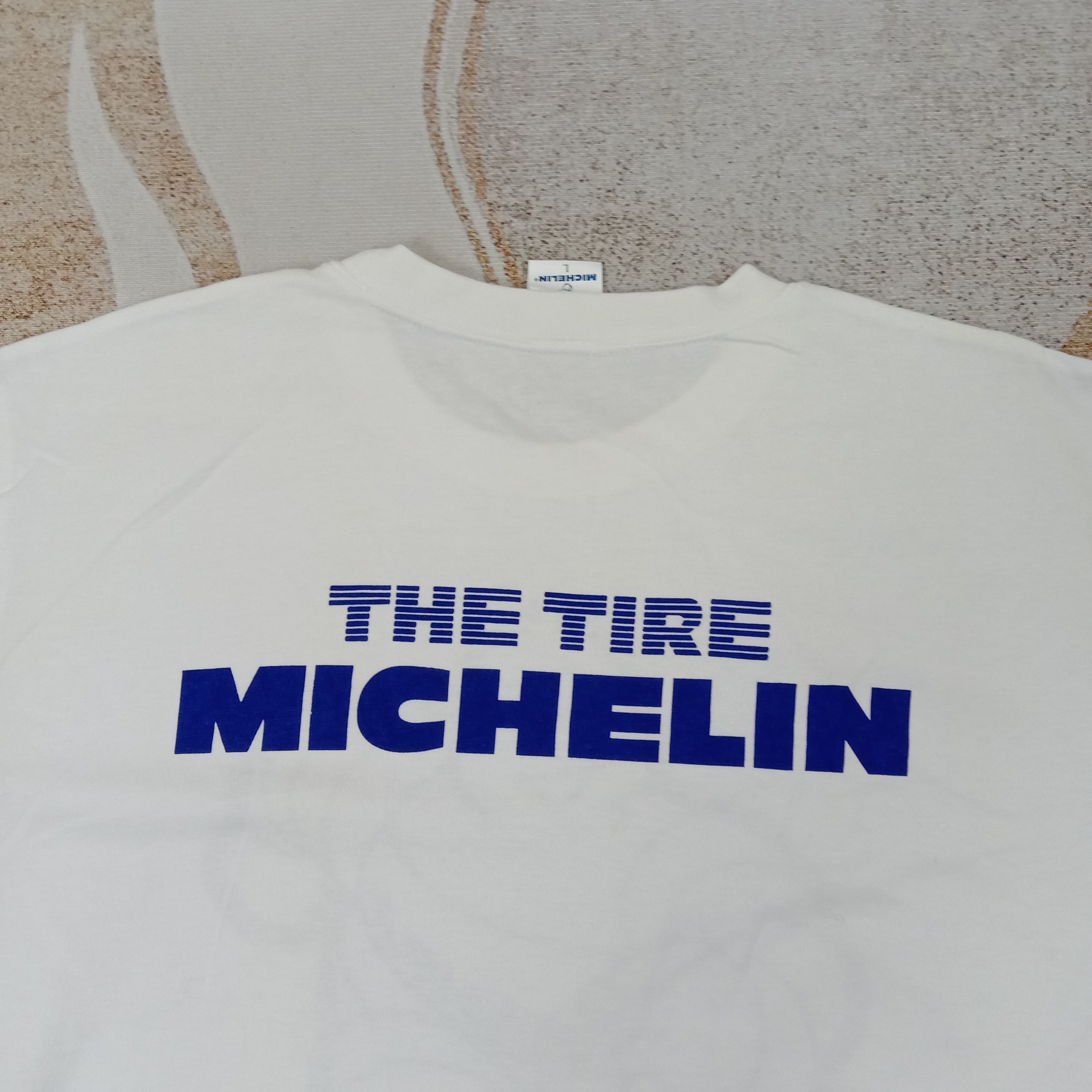 Vintage Michelin The Tire Racing Promo Tshirt C259N6 Size US L / EU 52-54 / 3 - 5 Thumbnail