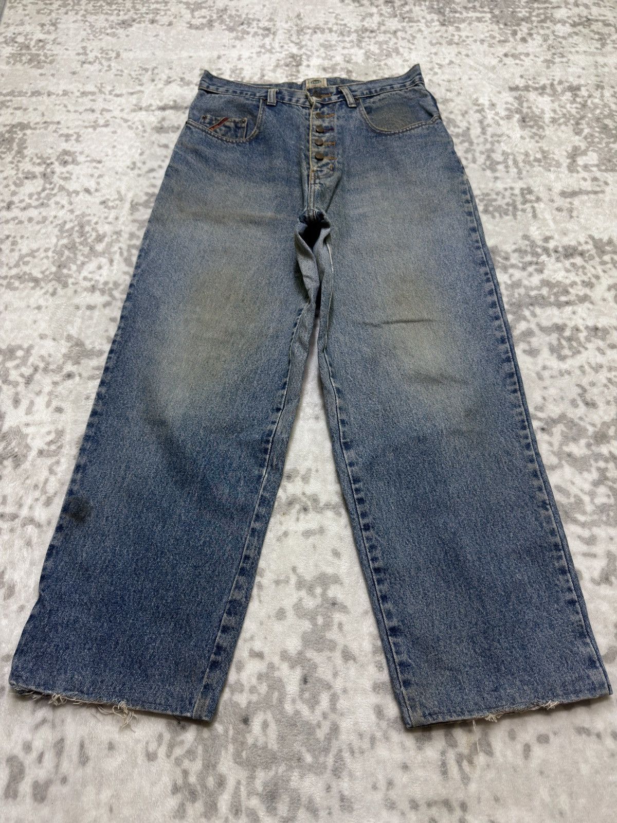 Pepe Jeans Vintage PePe Classic Stone Wash Baggy Loose Streetwear Denim Size US 30 / EU 46 - 1 Thumbnail