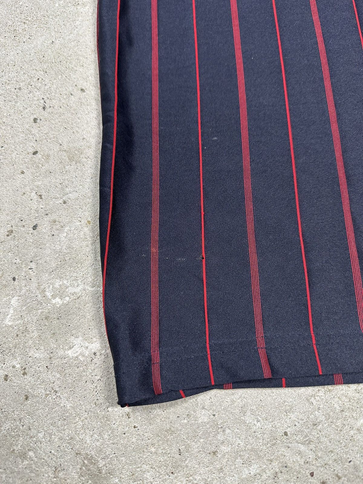 Yves Saint Laurent Vintage 90s Yves Saint Laurent Silk Striped Polo Tee T Shirt Size US L / EU 52-54 / 3 - 11 Thumbnail