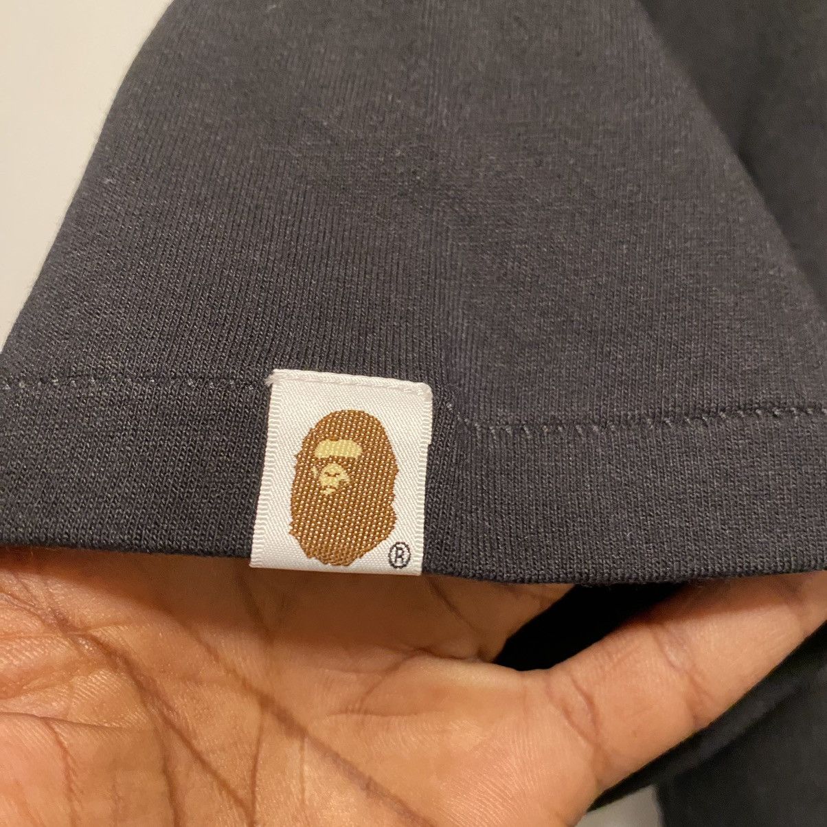 Bape Bape 1st Camo Bapesta Logo Tee Black Size US M / EU 48-50 / 2 - 5 Thumbnail