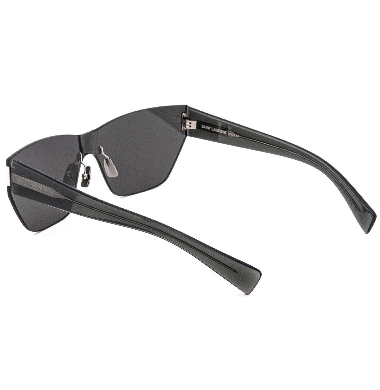 Saint Laurent Paris SAINT LAURENT SL 755 SL755 Black Cat Mask Sunglasses 001 Size ONE SIZE - 4 Thumbnail