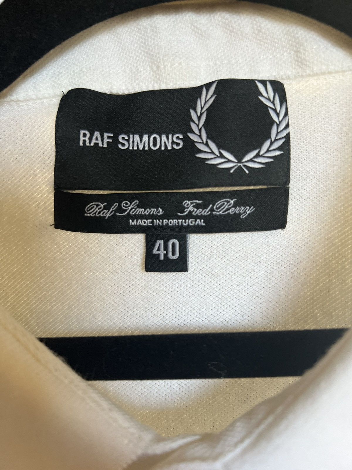 Fred Perry × Raf Simons Raf Simons + Fred Perry White Polo Shirt Size US XXS / EU 40 - 3 Thumbnail