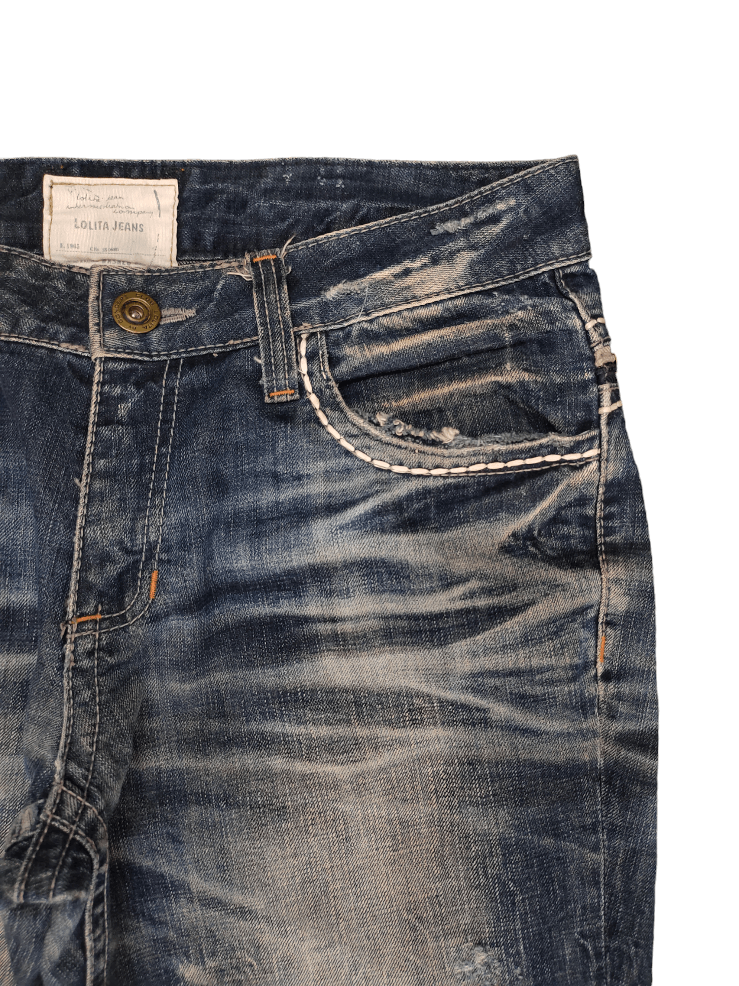 Kapital Vintage Y2k Lolita Distress Faded Jeans True Religion Styles Size US 32 / EU 48 - 11 Thumbnail