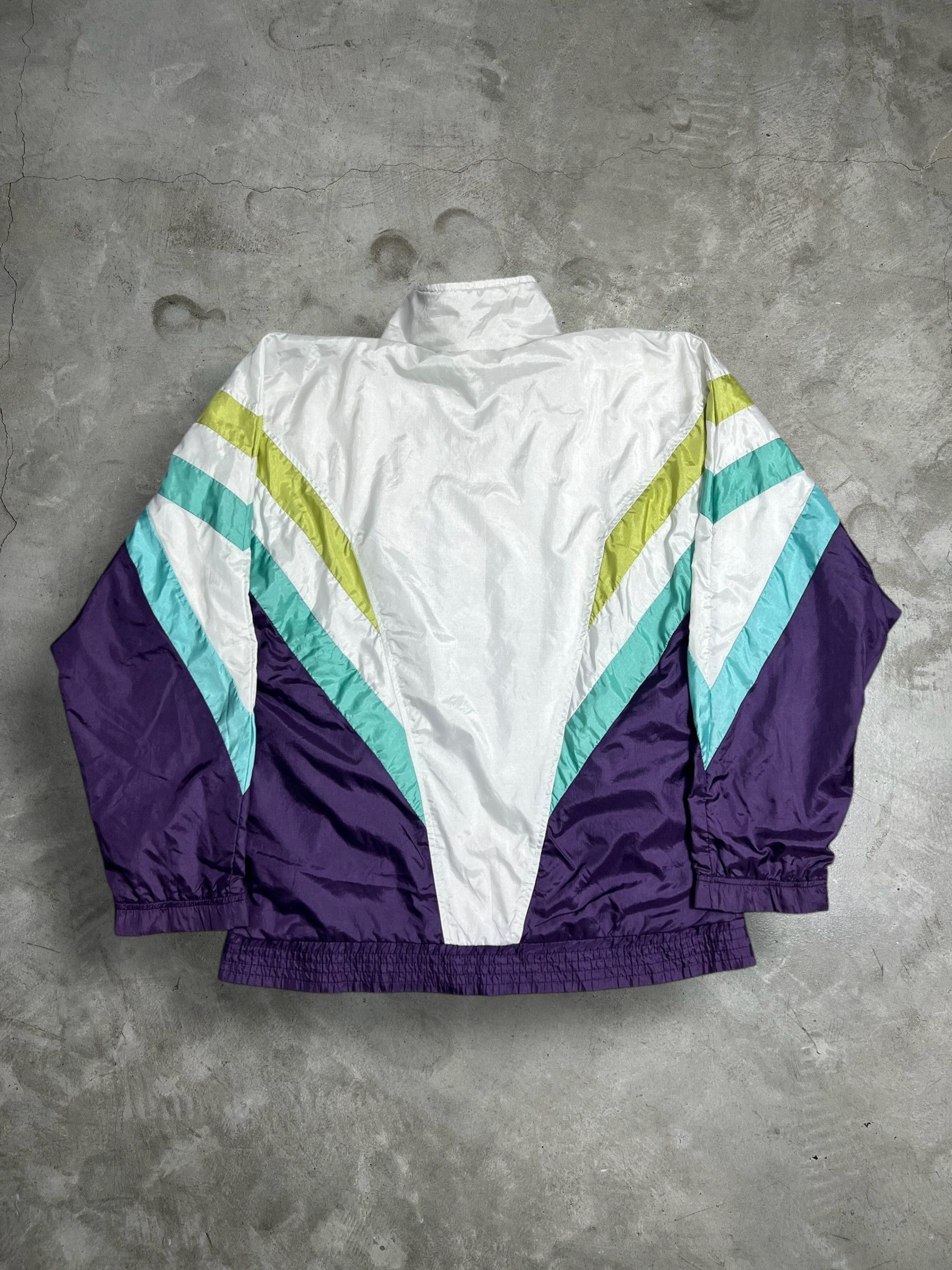 Sergio Tacchini Vintage 80s Sergio Tacchini Windbreaker Jacket (44) JK596 Size US S / EU 44-46 / 1 - 10 Thumbnail