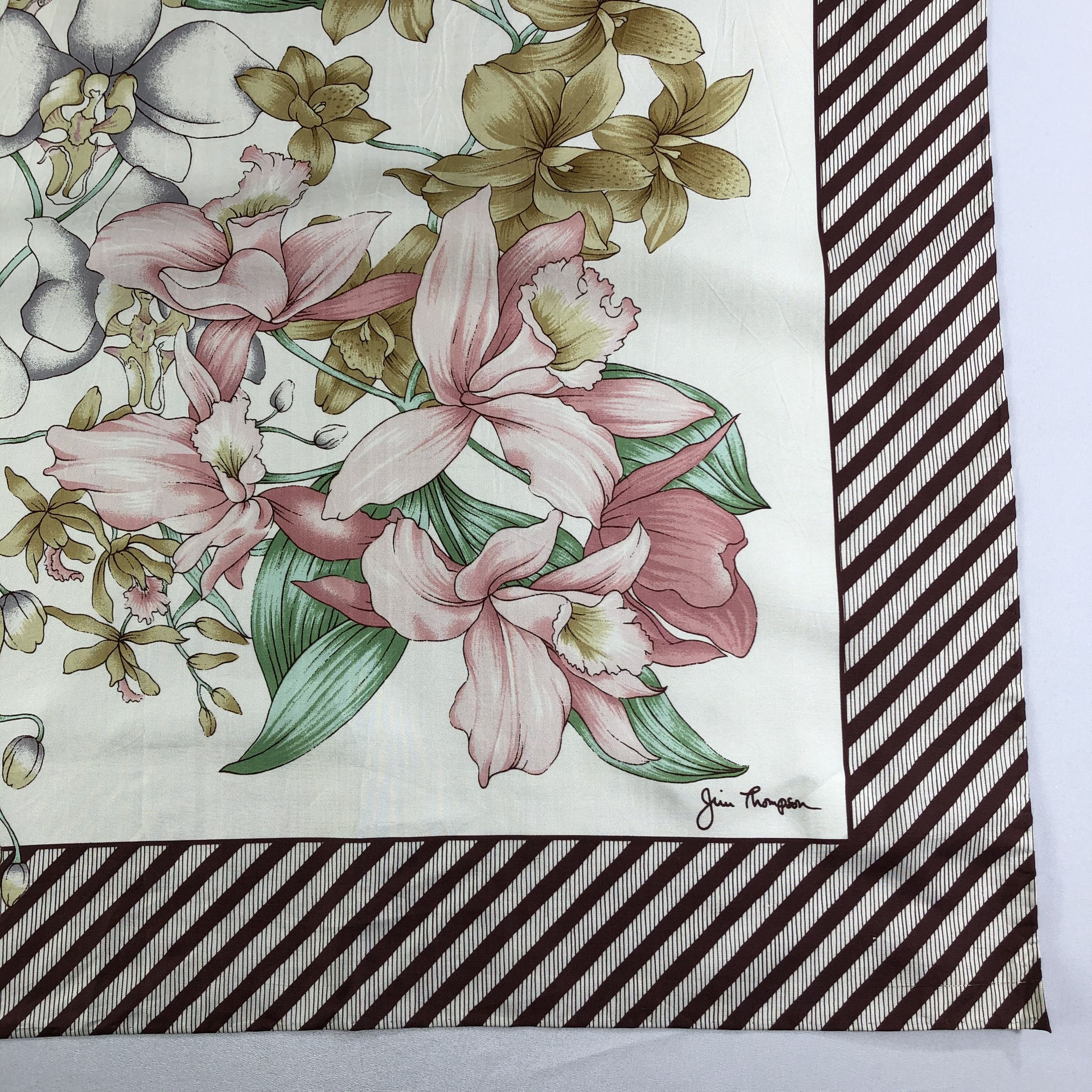 Jim Thompson Vintage Jim Thompson Silk Scarf Size ONE SIZE - 4 Thumbnail