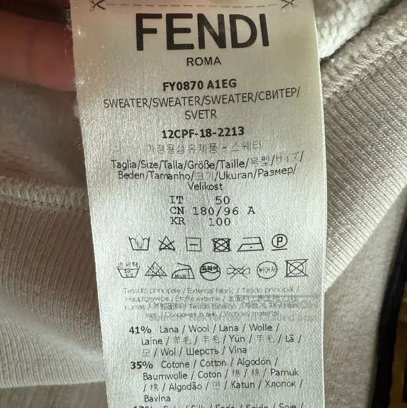 Fendi Fendi White Cotton Women's Hoodie . Size XXS / US 00 / IT 34 - 4 Thumbnail
