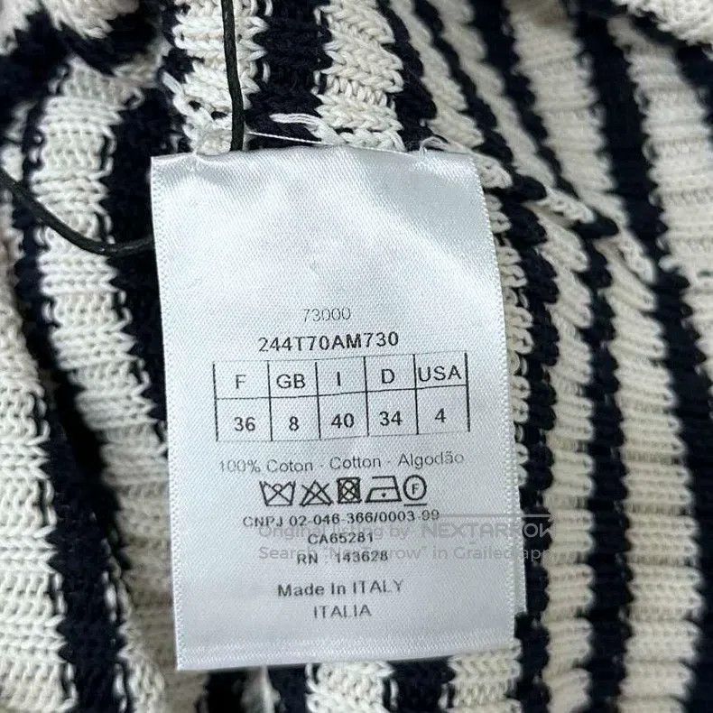 Dior Dior Lucky star logo letter striped knitwear Size XS / US 0-2 / IT 36-38 - 6 Thumbnail
