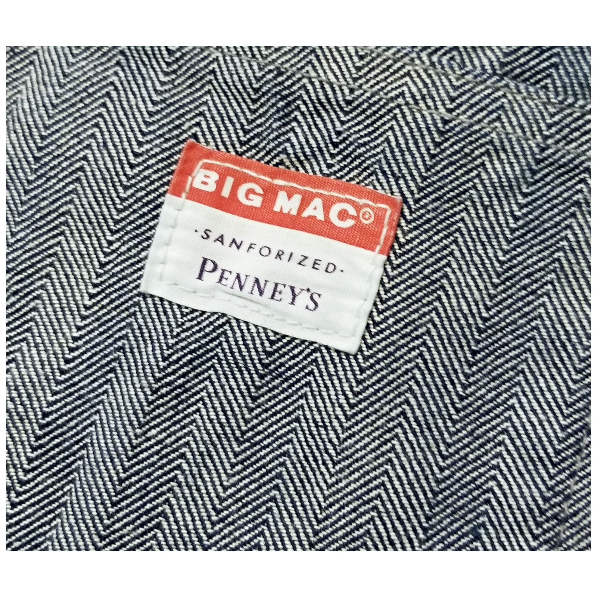 RRL Ralph Lauren ☆RARE☆VTG 1950S BIG MAC HERRINGBONE SELVEDGE DENIM COVERALLS Size US 36 / EU 52 - 11 Thumbnail